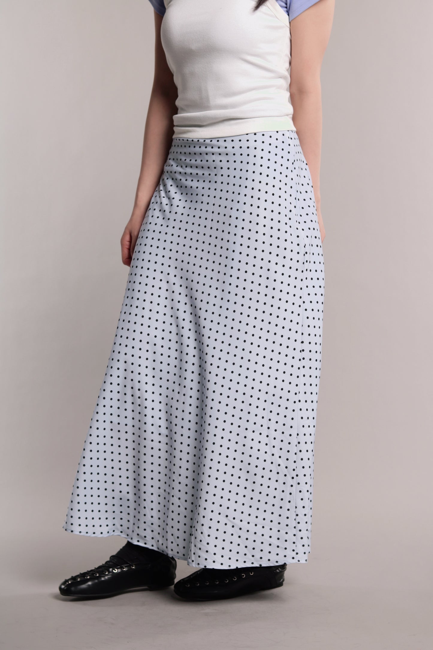 Polka Dot Skirt (Blue)