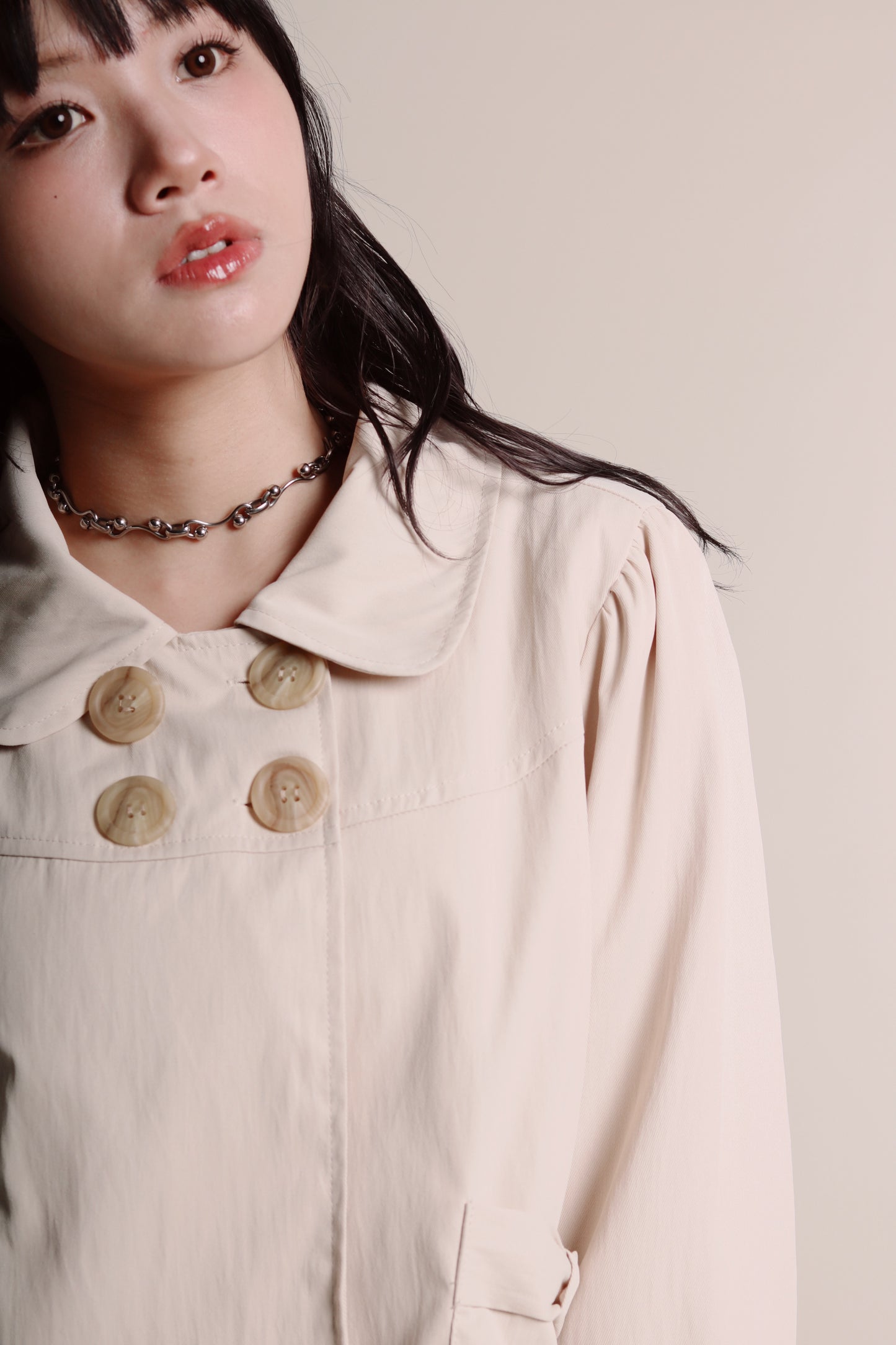 Doll Ribbon Jacket (Beige)