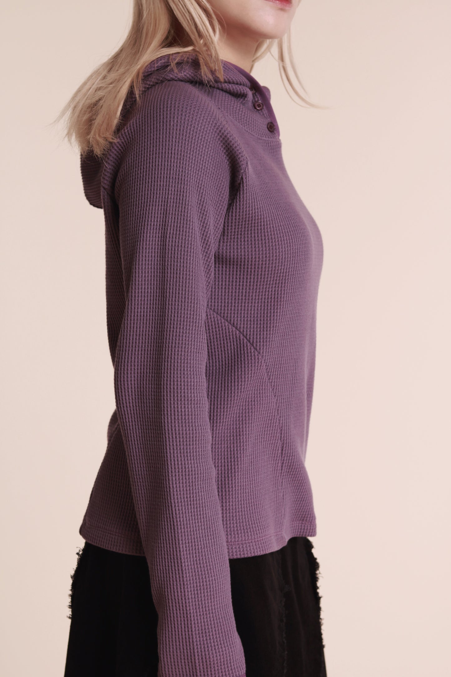 Waffle Boy Top (Purple)