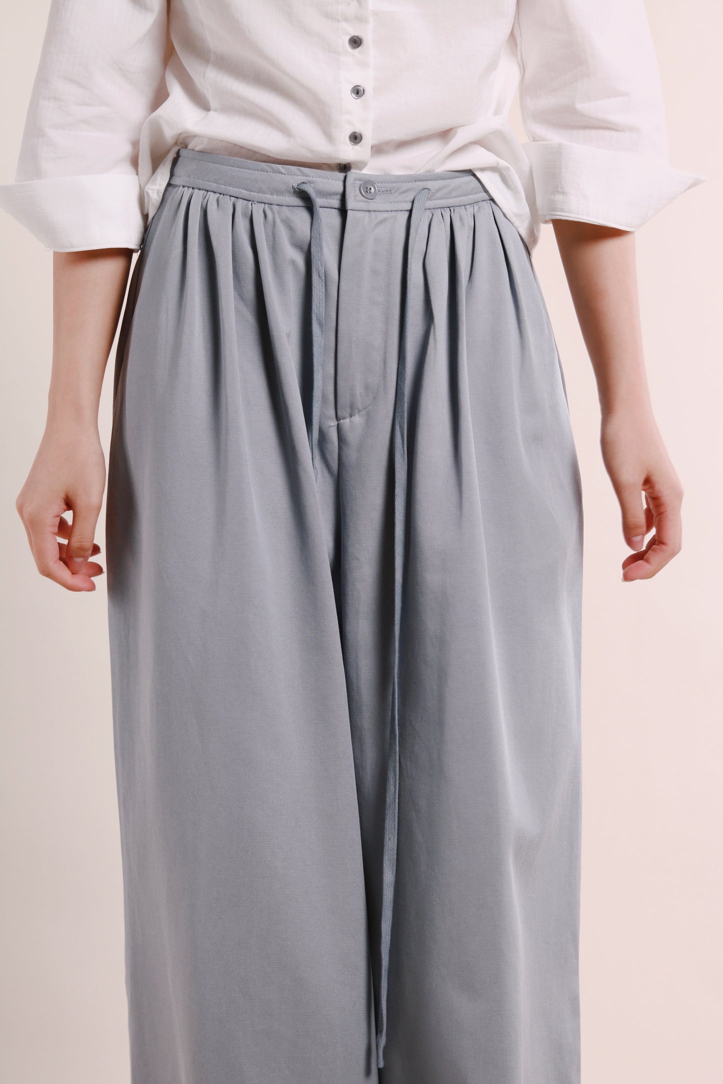 Renne Wide Leg Pants (Blue)