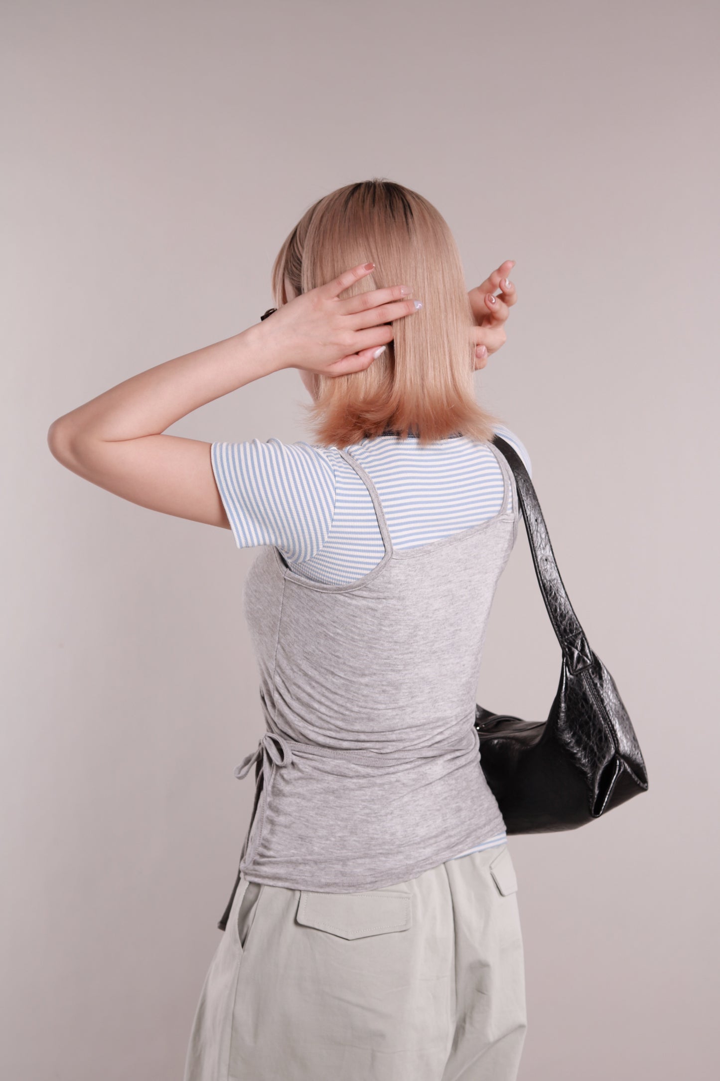 Basic Striped Tee (Blue)