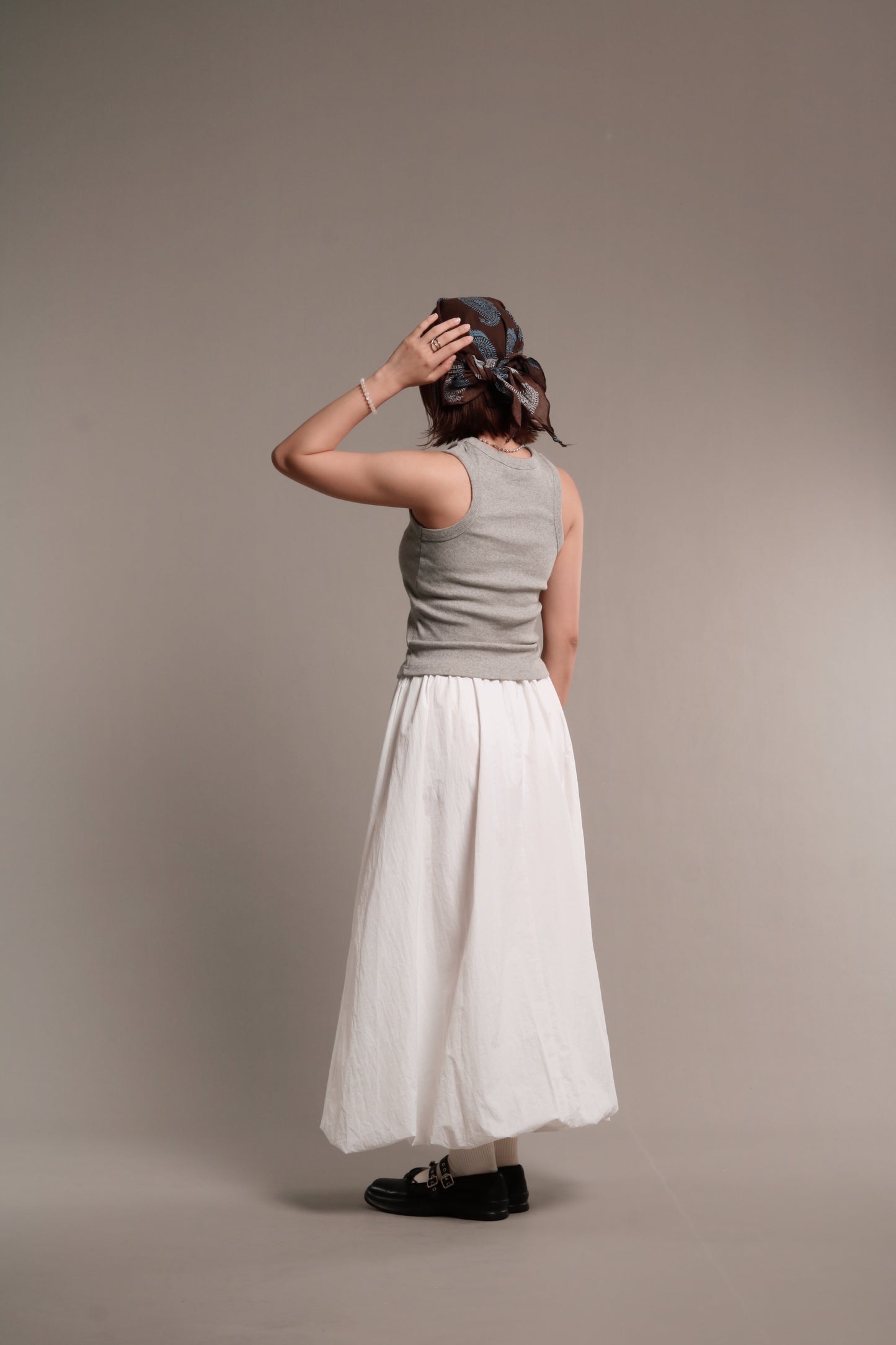 Kid Sleeveless Top (Grey)