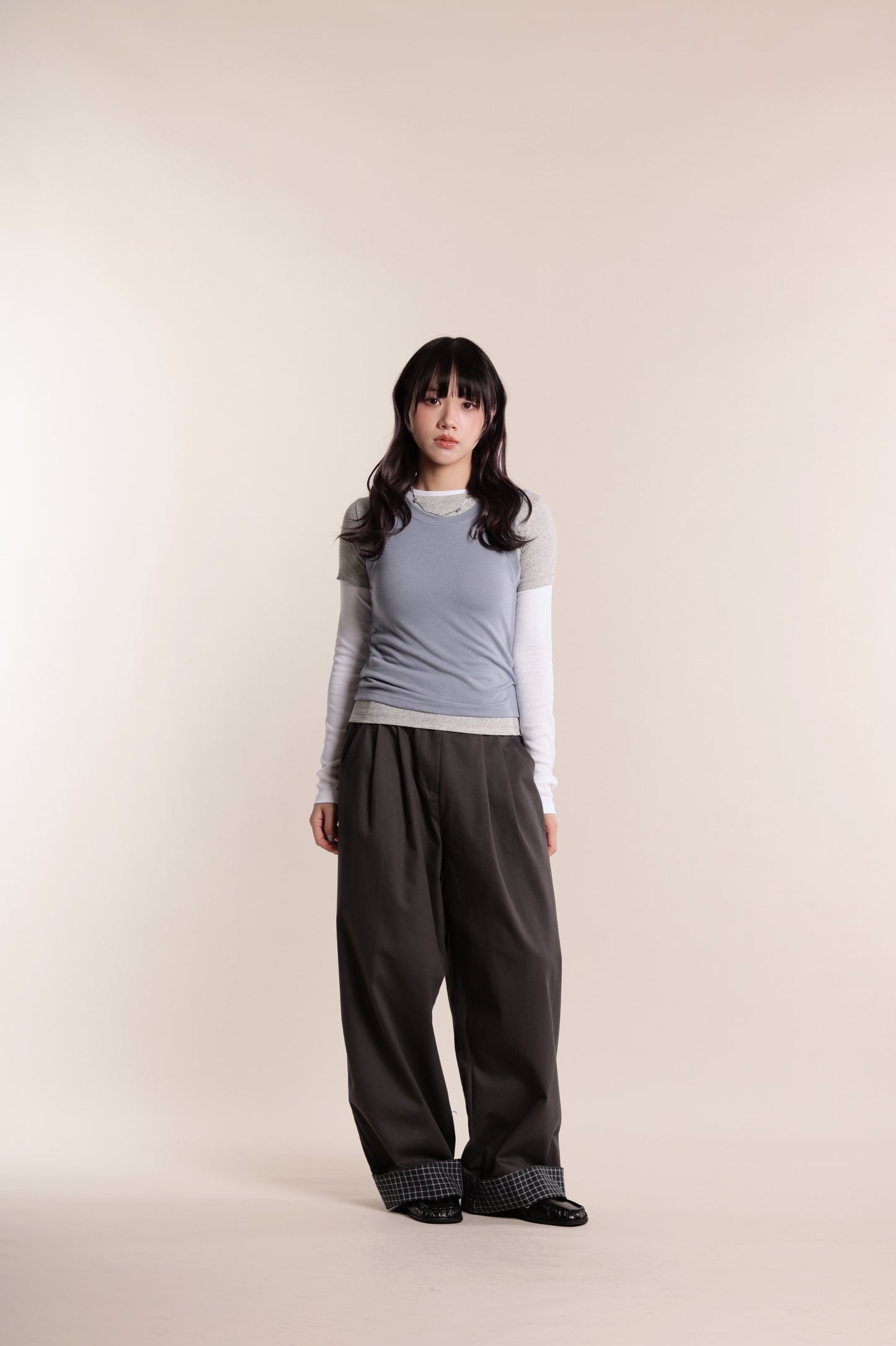 Aria Layered Top (Sky)