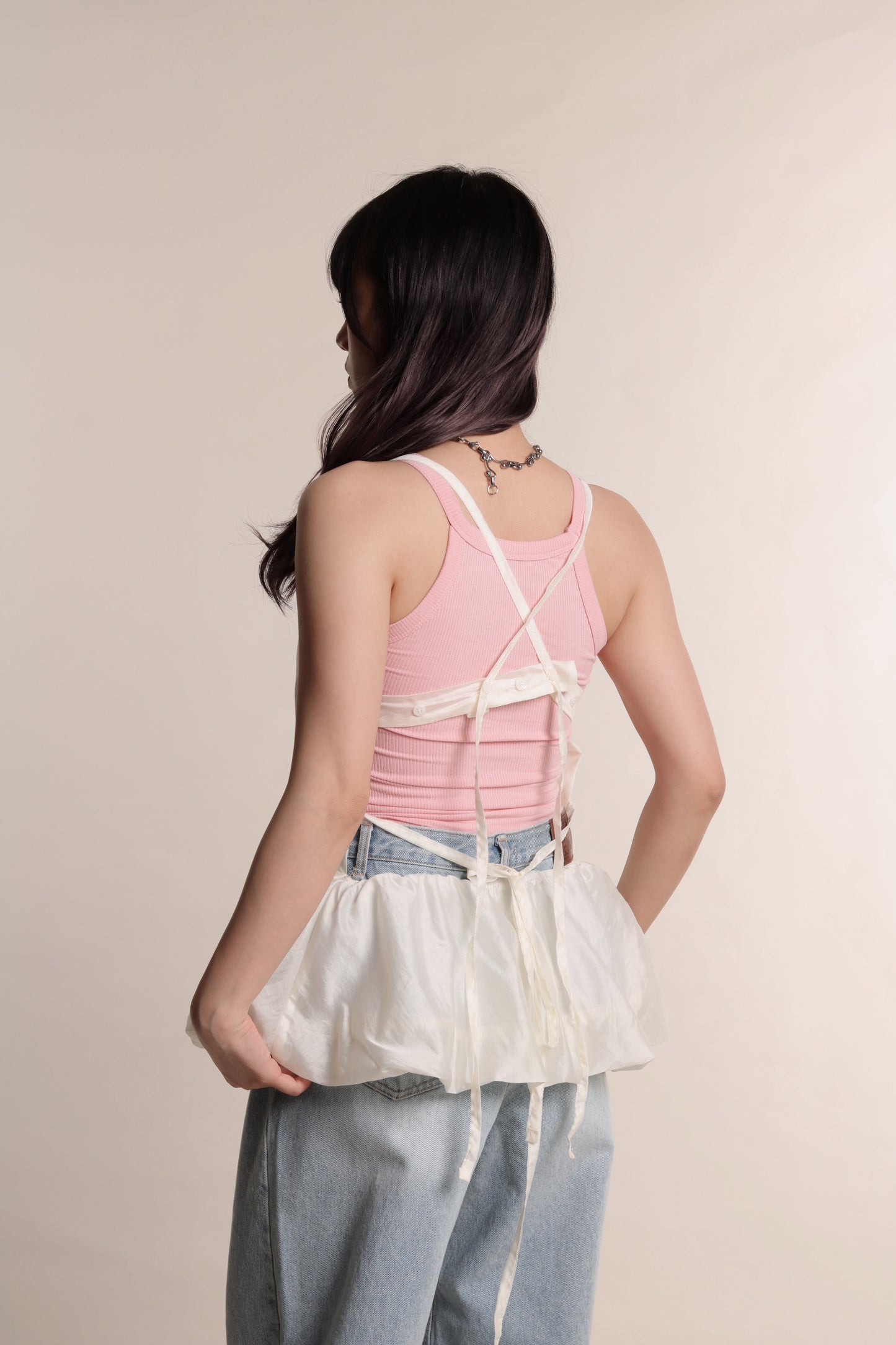 Ribbed Slim Bra Top (Pink)