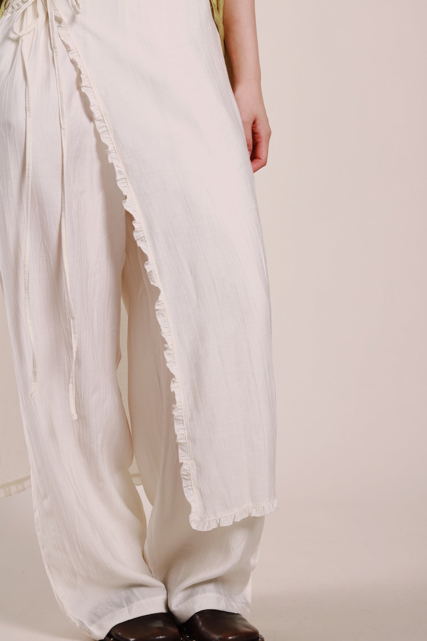 Wanda Layered Pants (Ivory)
