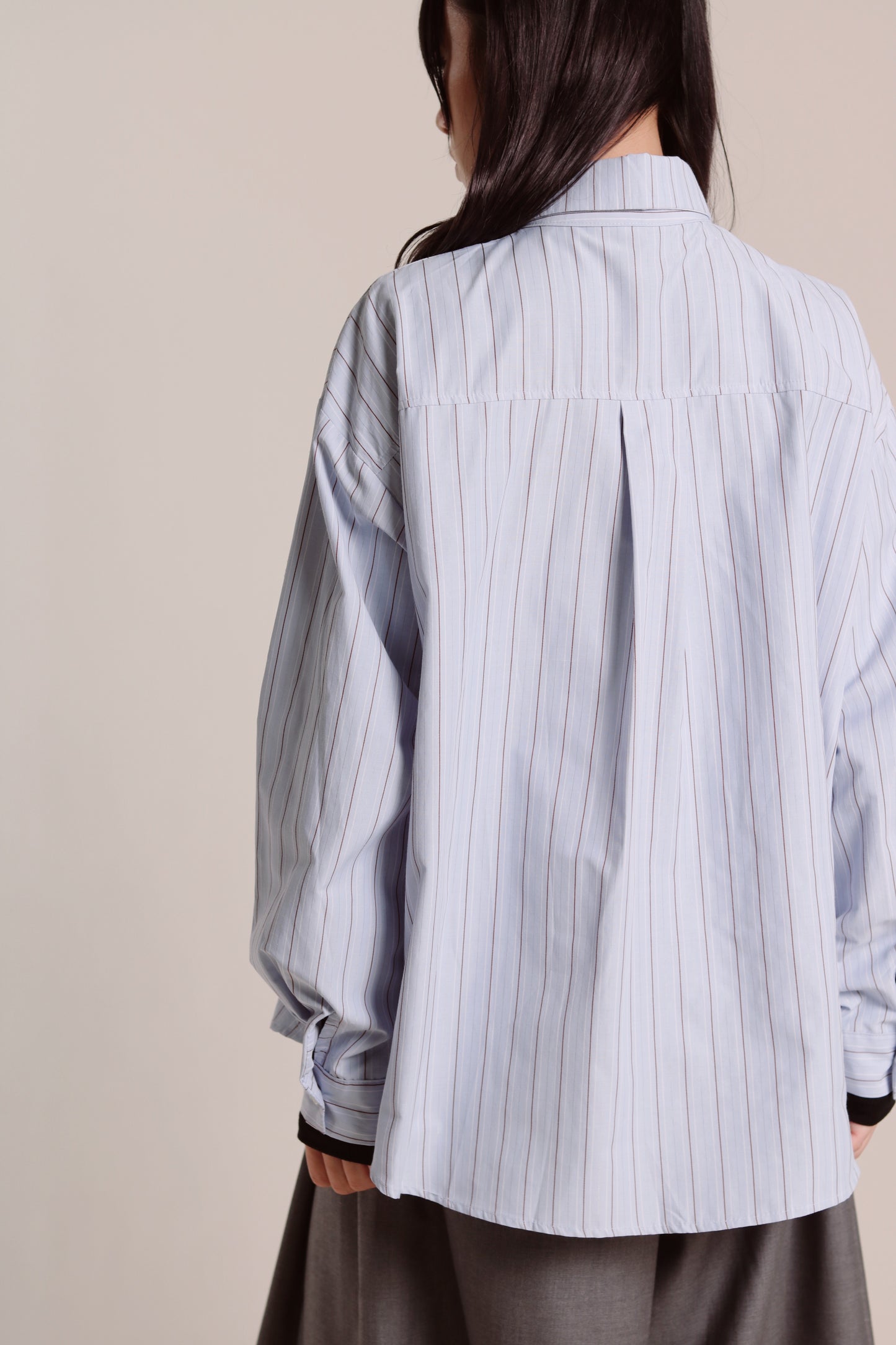 Spring Striped Shirt (Blue)