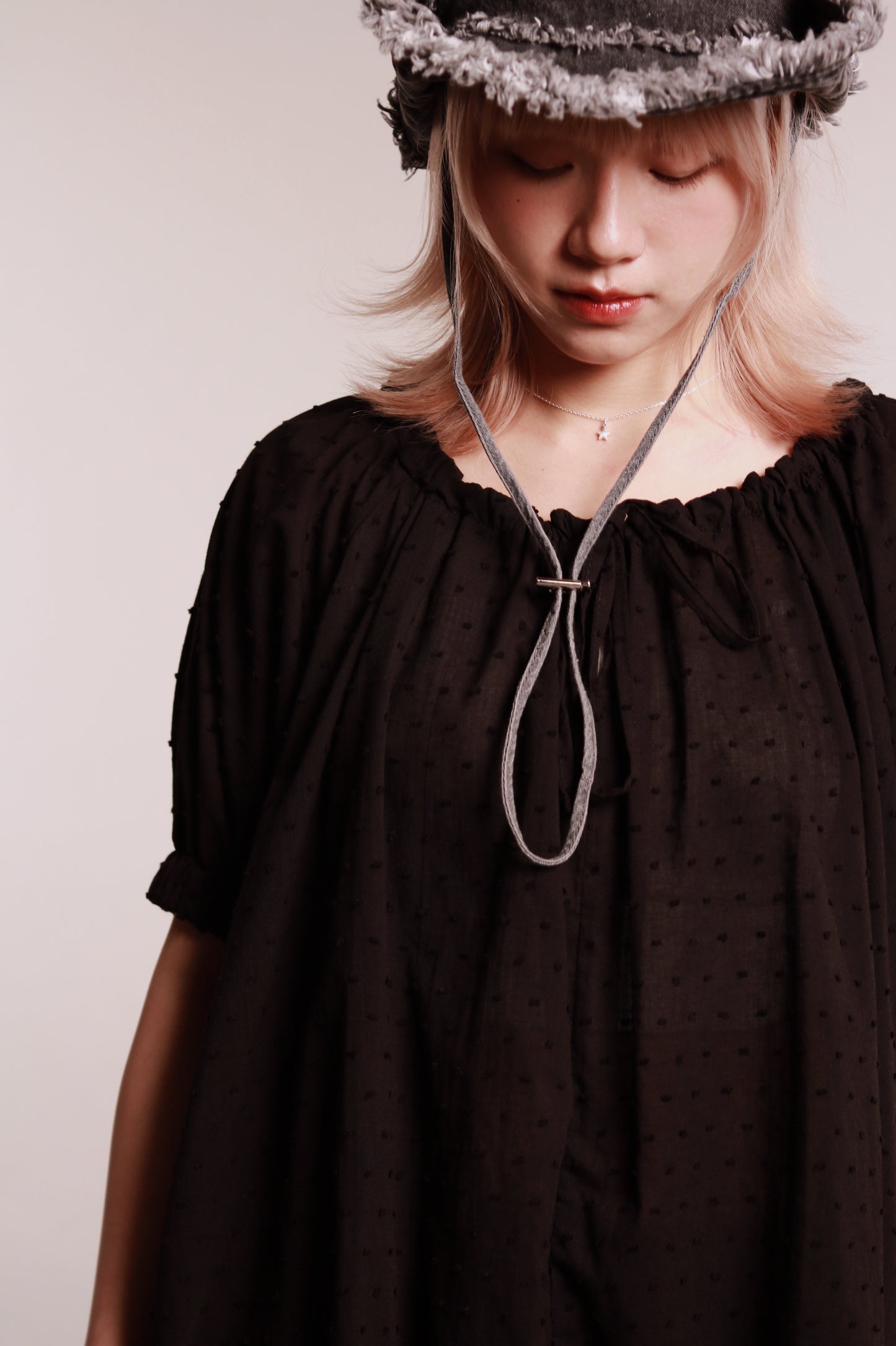 Dot Dot Blouse (Black)
