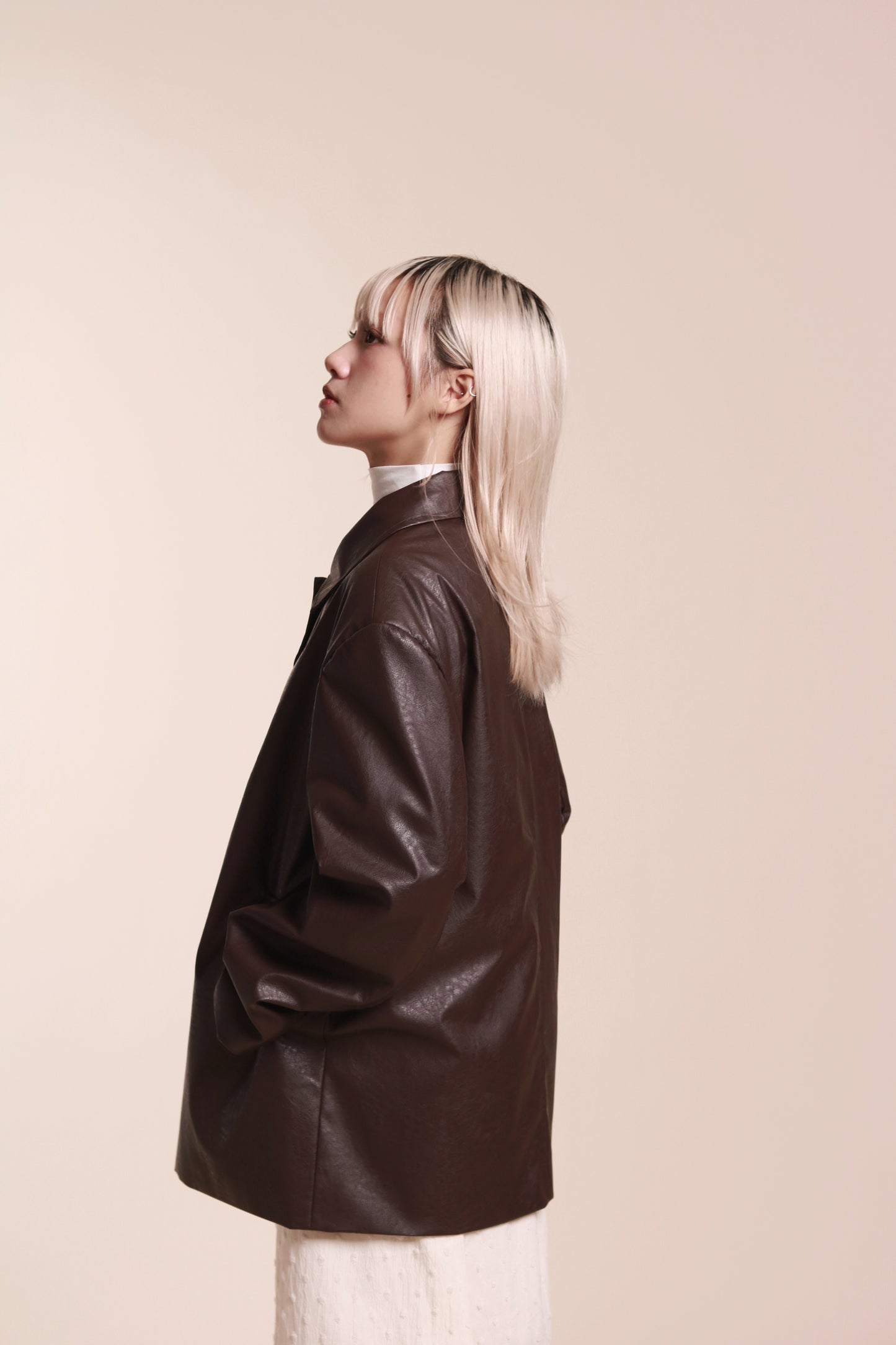 Leather Jacket (Brown)