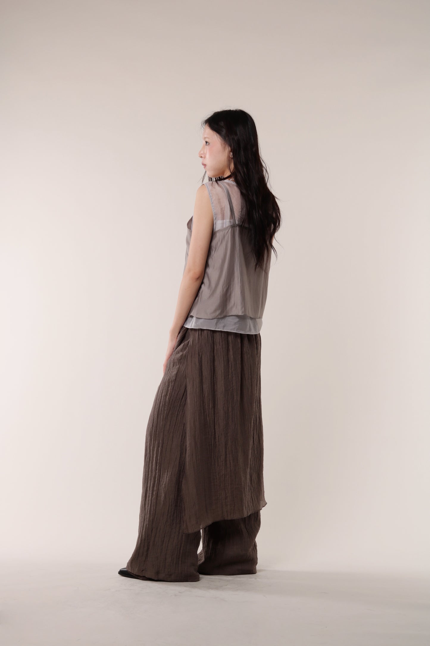 Layered Pants (Brown)