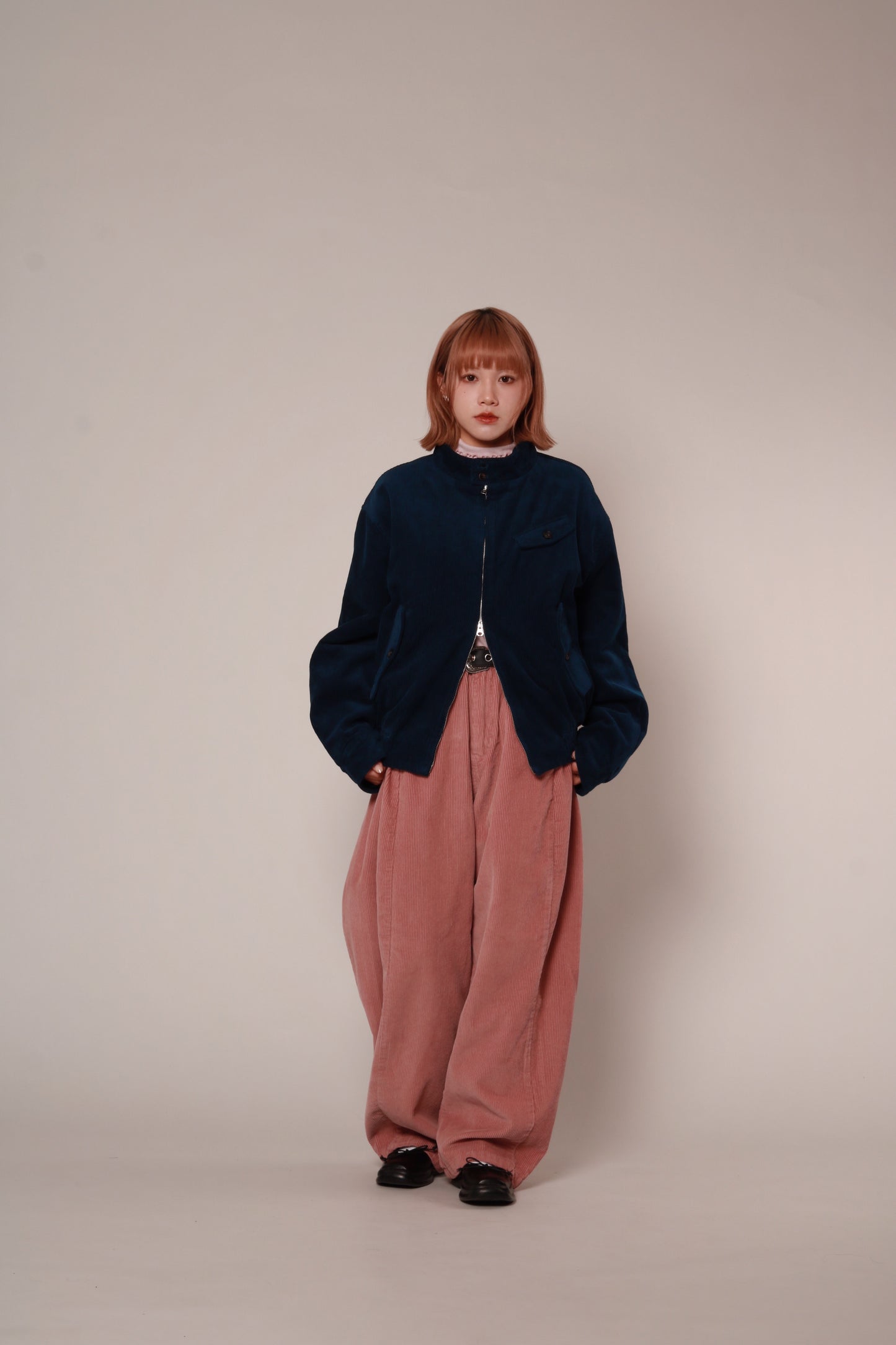 Unisex Corduroy Jacket (Navy)