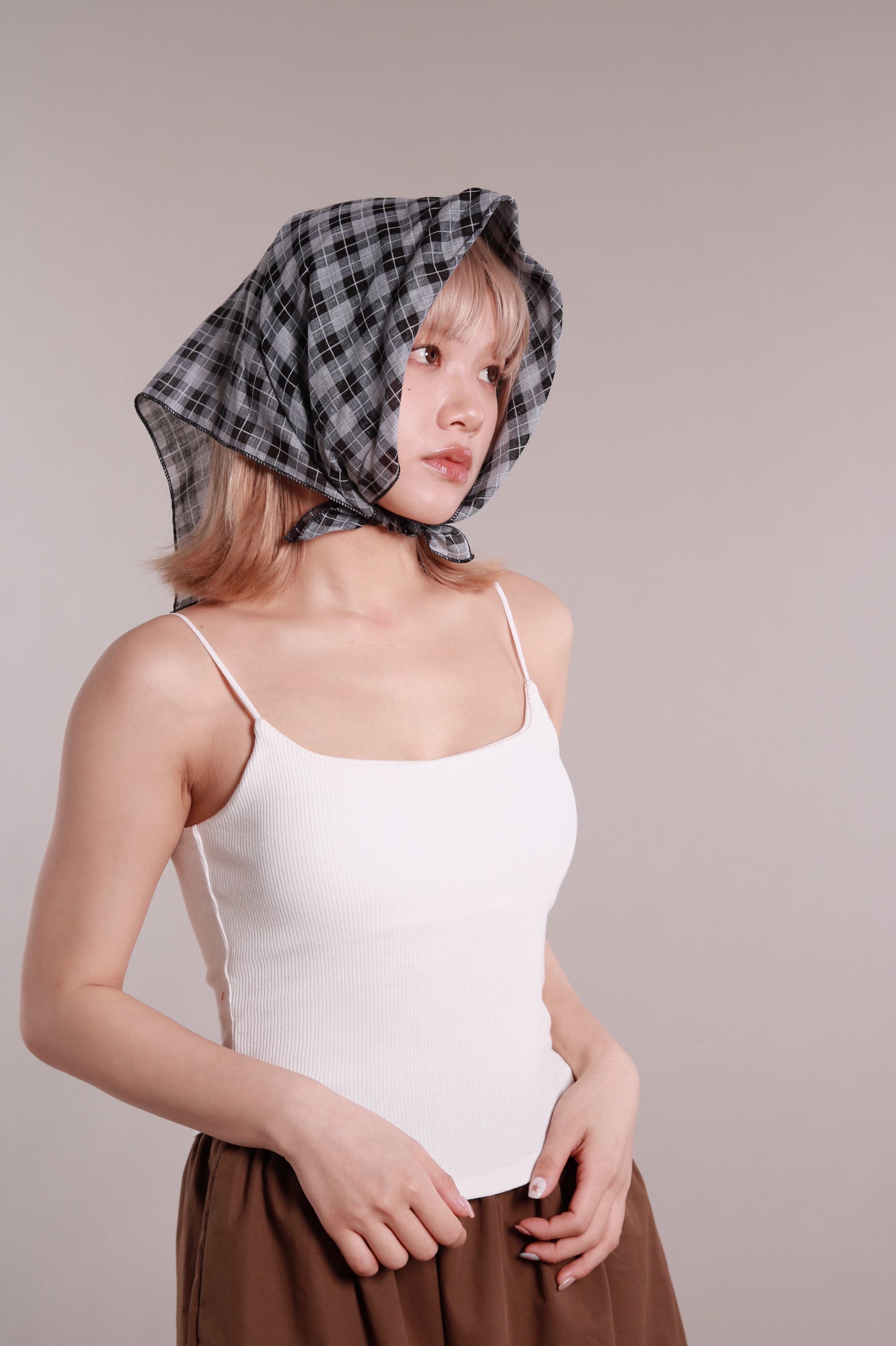 Scoop Bra Top (White)