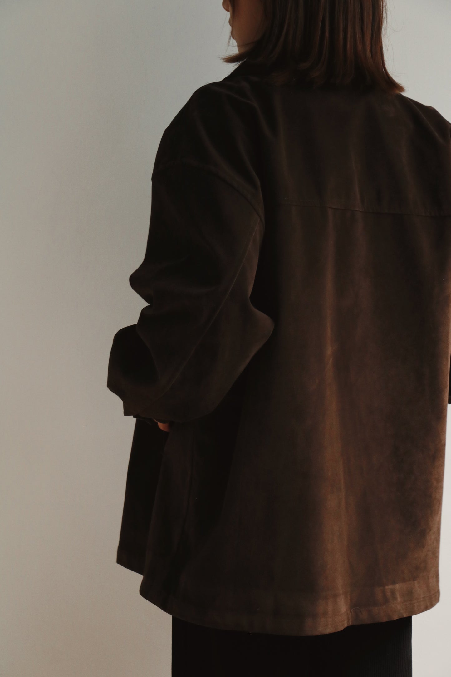 Suede Jacket (Brown)