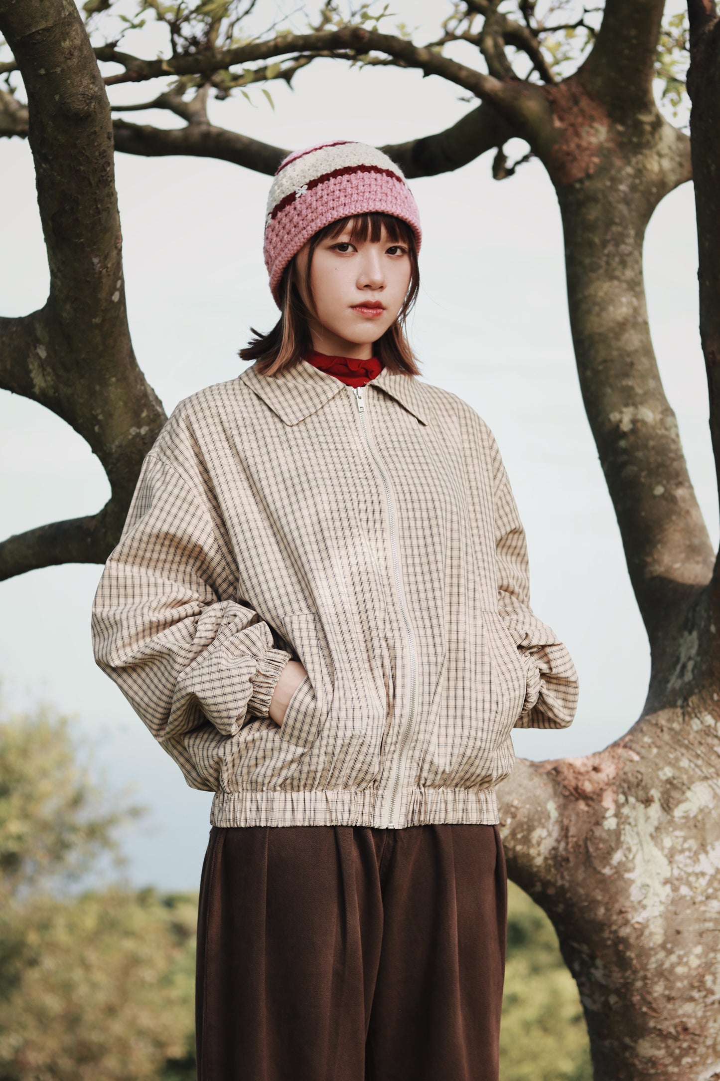 Little Ribbon Bucket Hat (Pink)