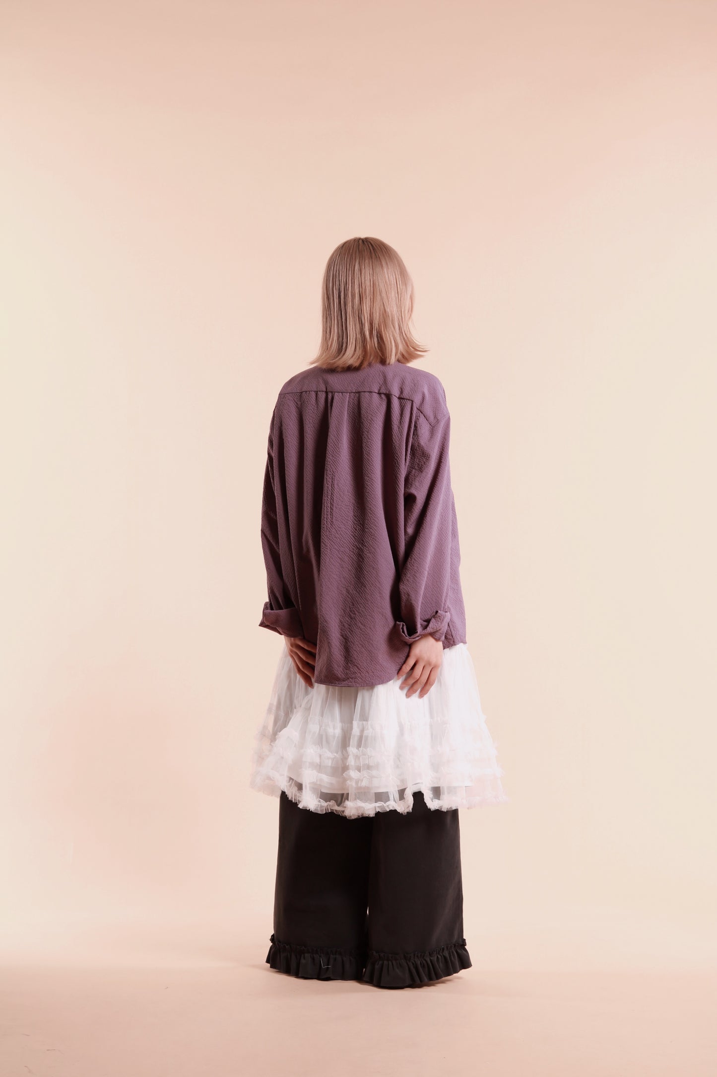 Doll Lace Ruffle Skirt (White)