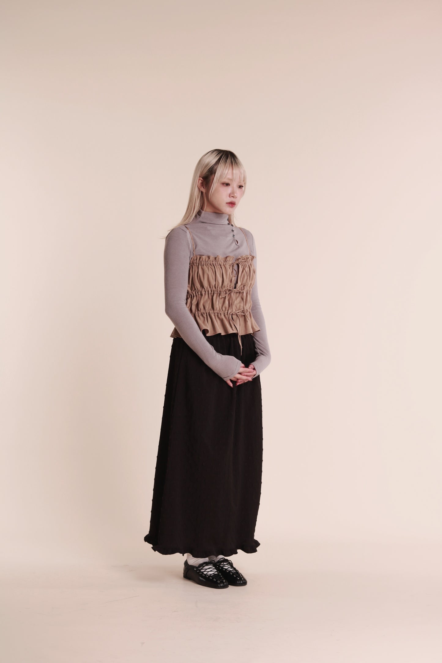 Dot Dot Skirt (Black)