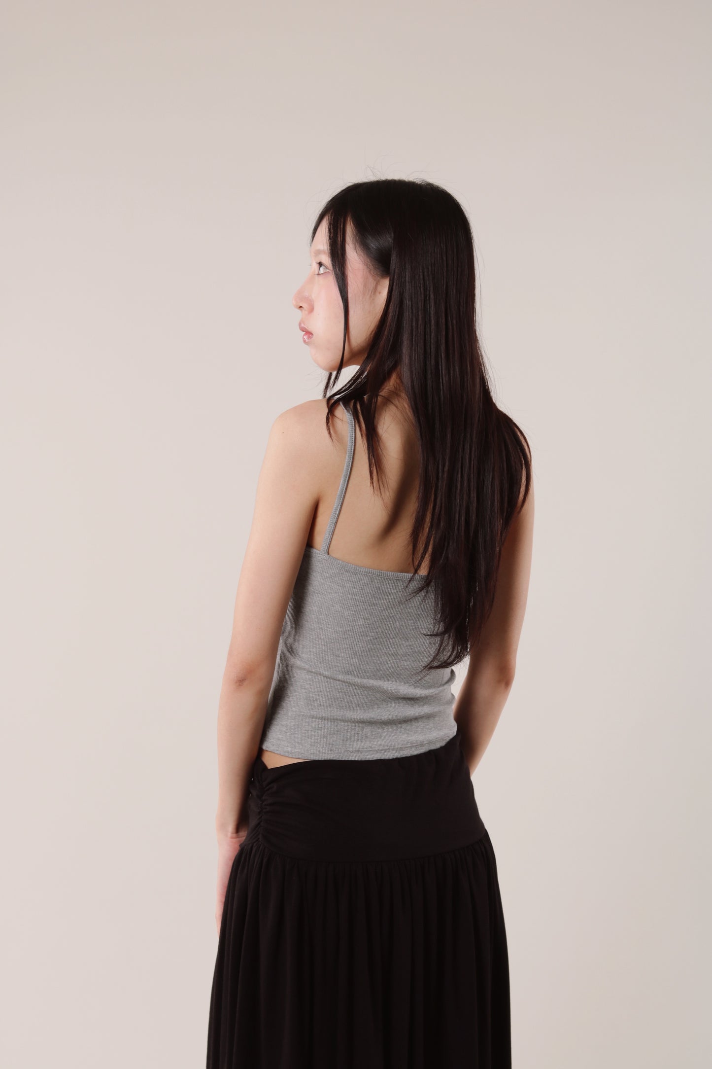 Ribbon Bra Top (Grey)