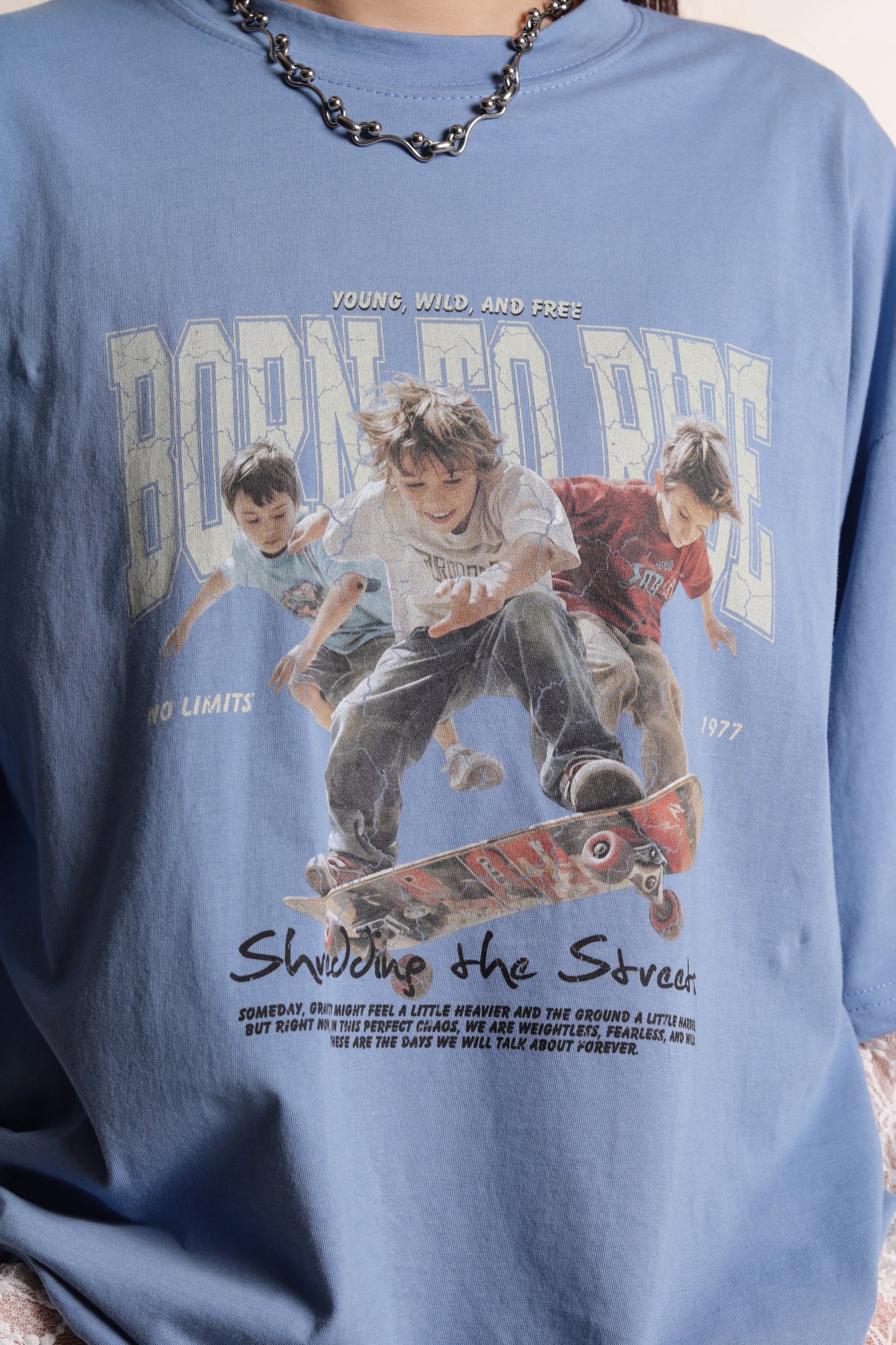 Born To Ride Tee (Blue)