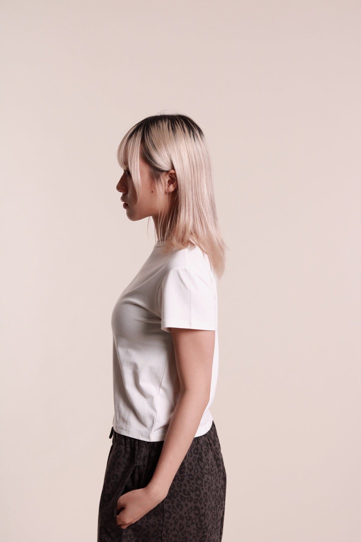 Lyla Tee Set (White)