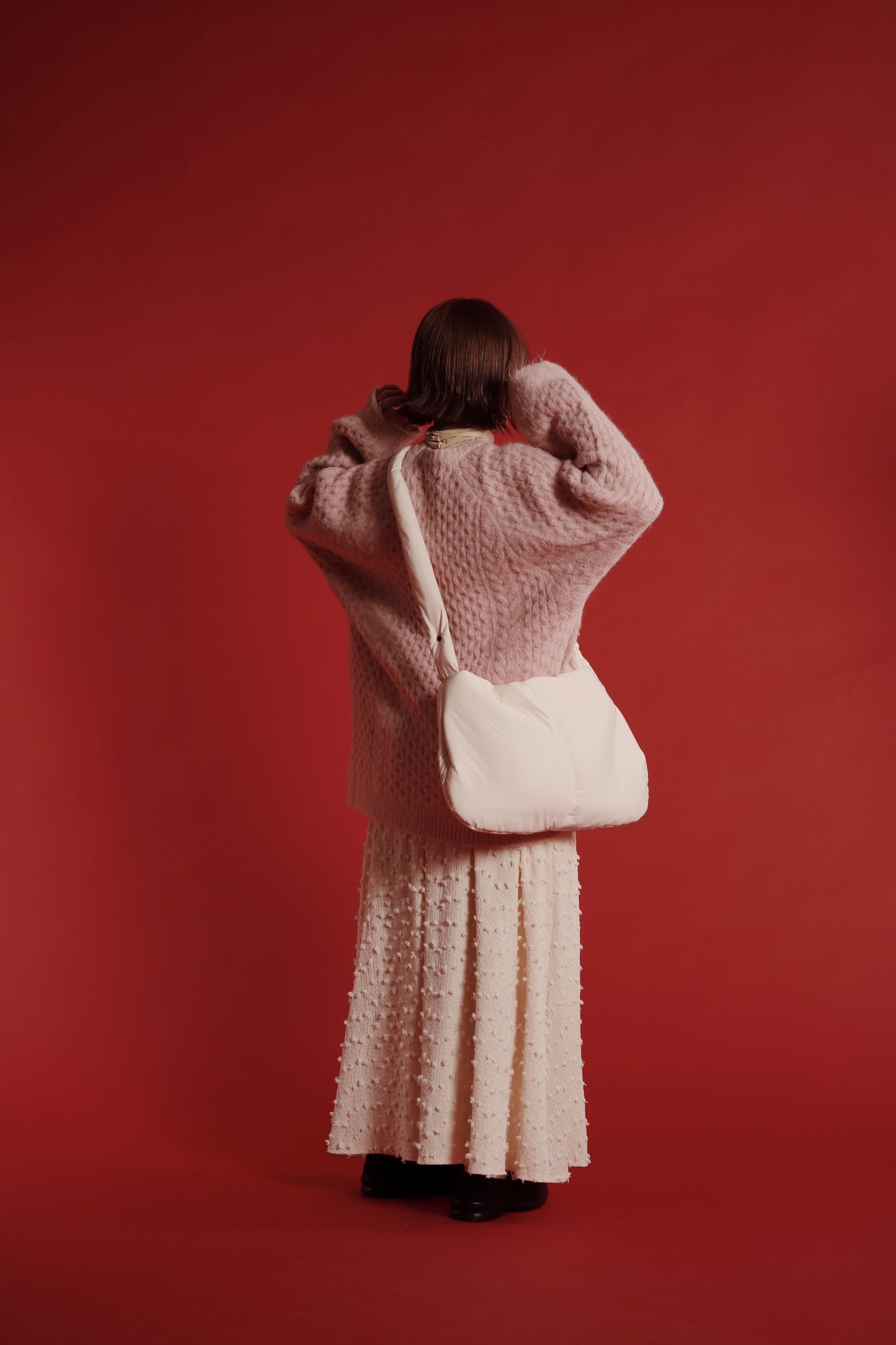 Doll Cloud Bag (Black/Brown/Ivory)