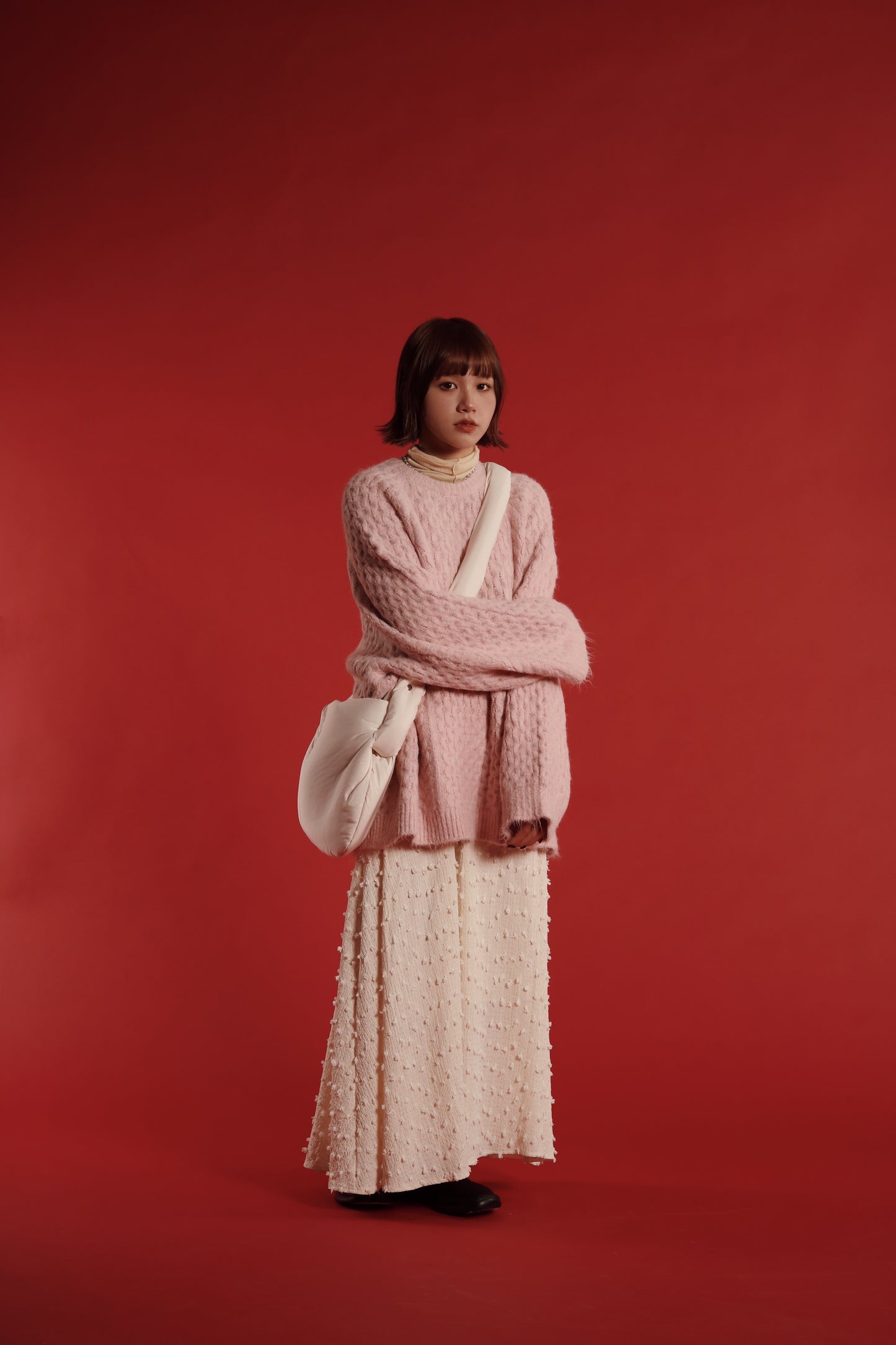 Doll Cloud Bag (Black/Brown/Ivory)