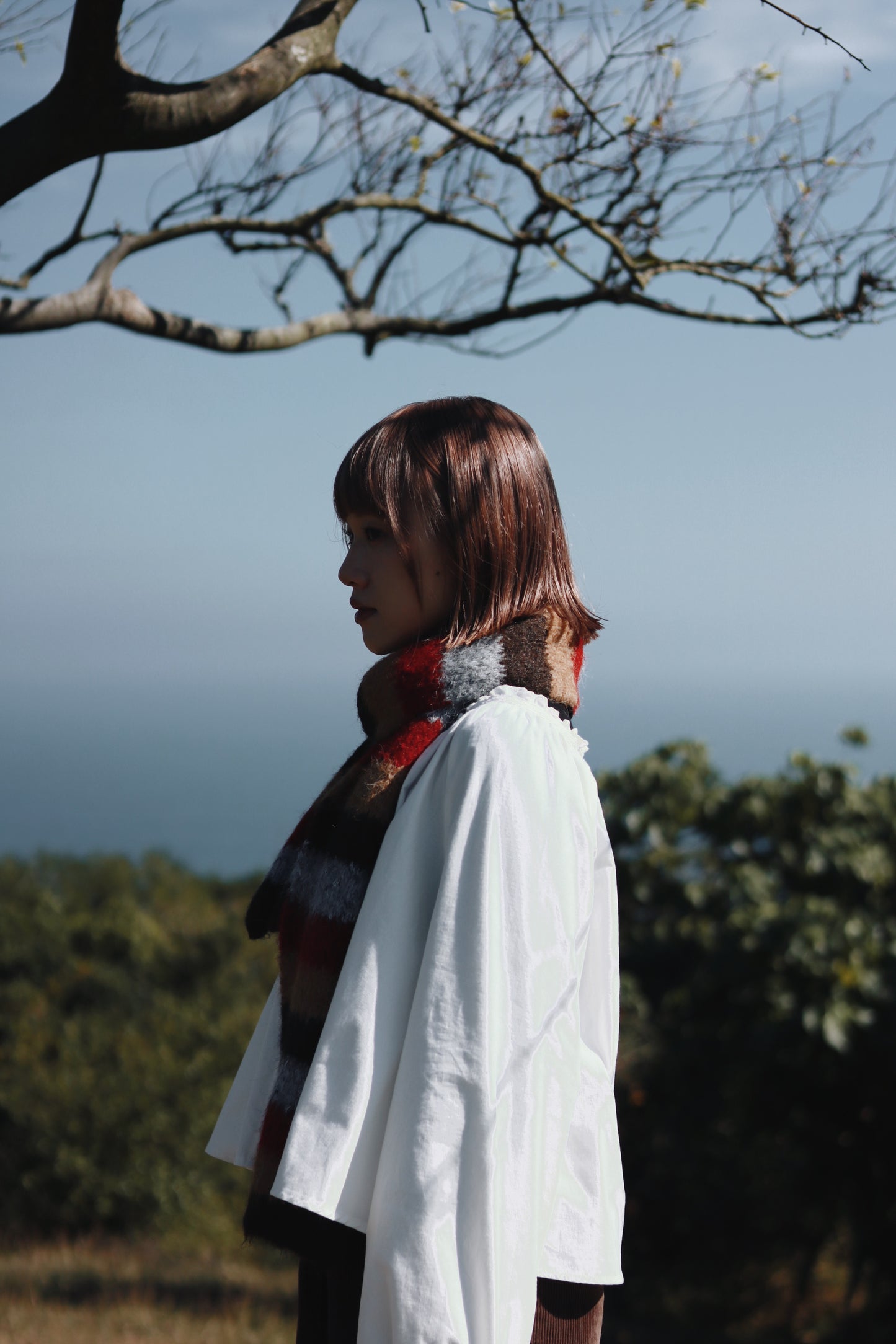 Rainbow Muffler (Black/Brown)