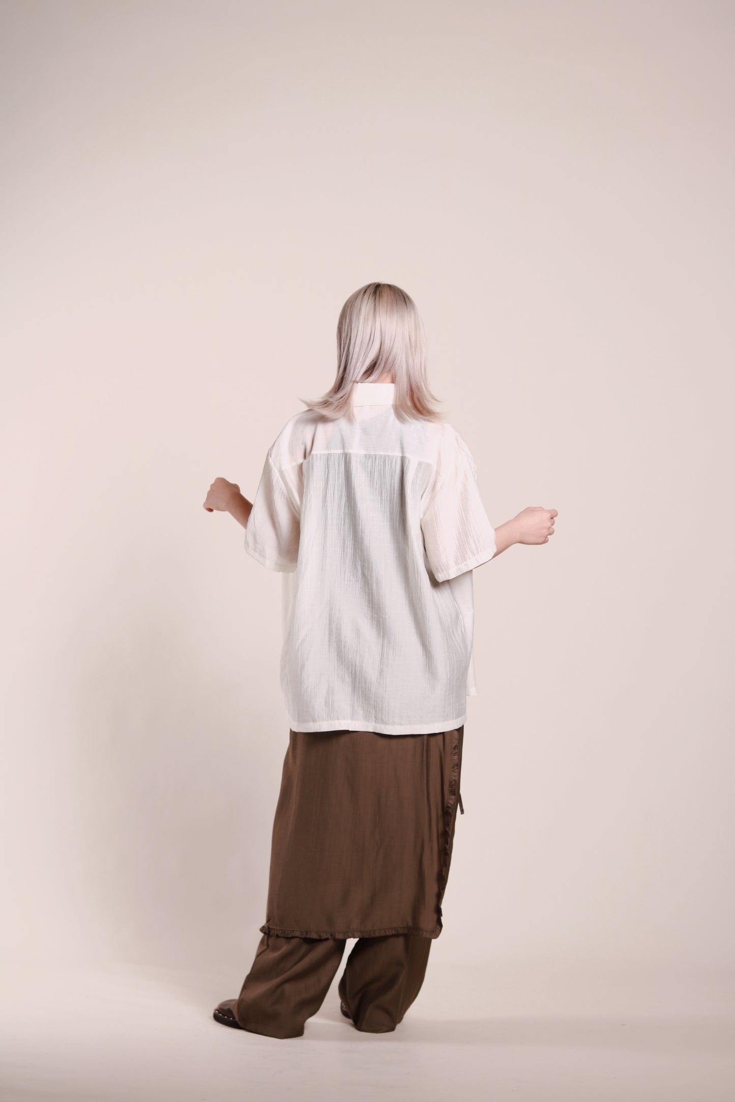 Wanda Layered Pants (Brown)