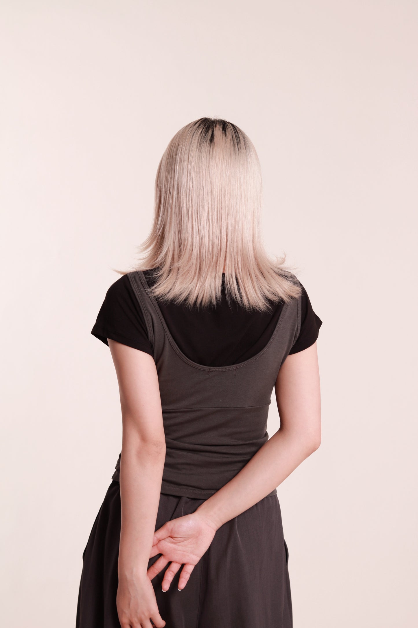 Lyla Tee Set (Charcoal)