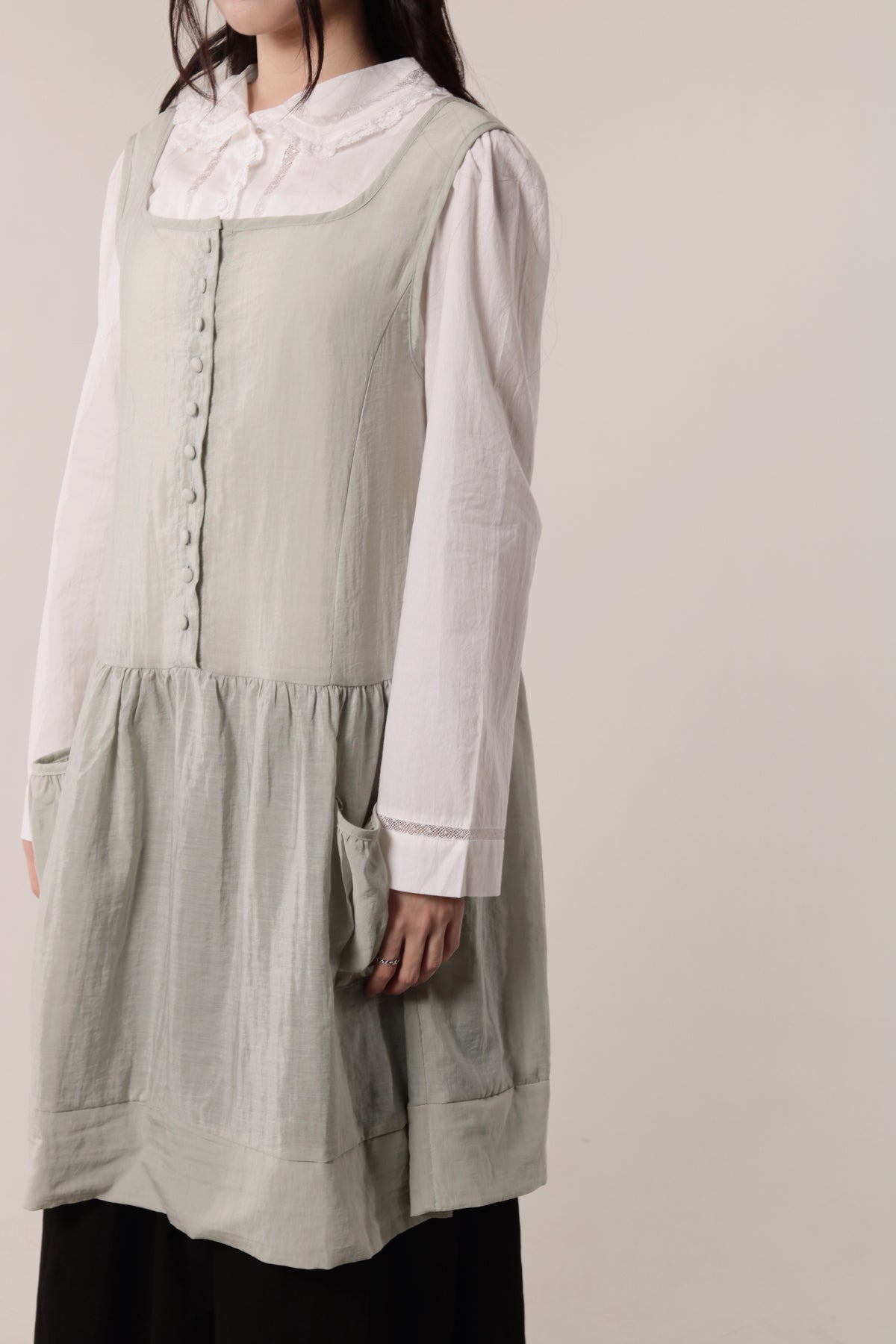 Retro Pocket Dress (Mint)