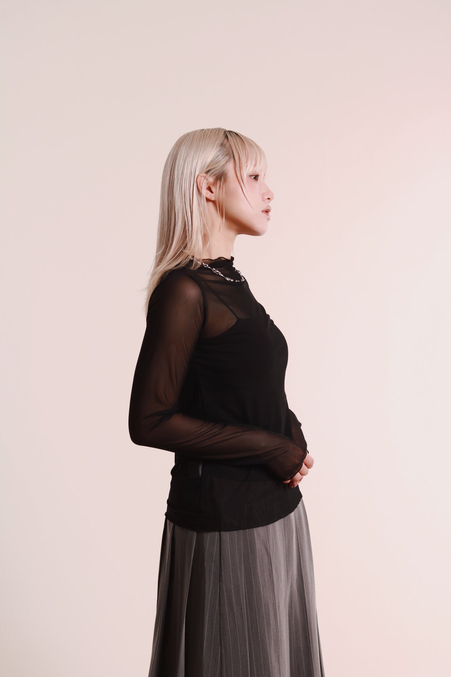 Daily See Through Top (Black)