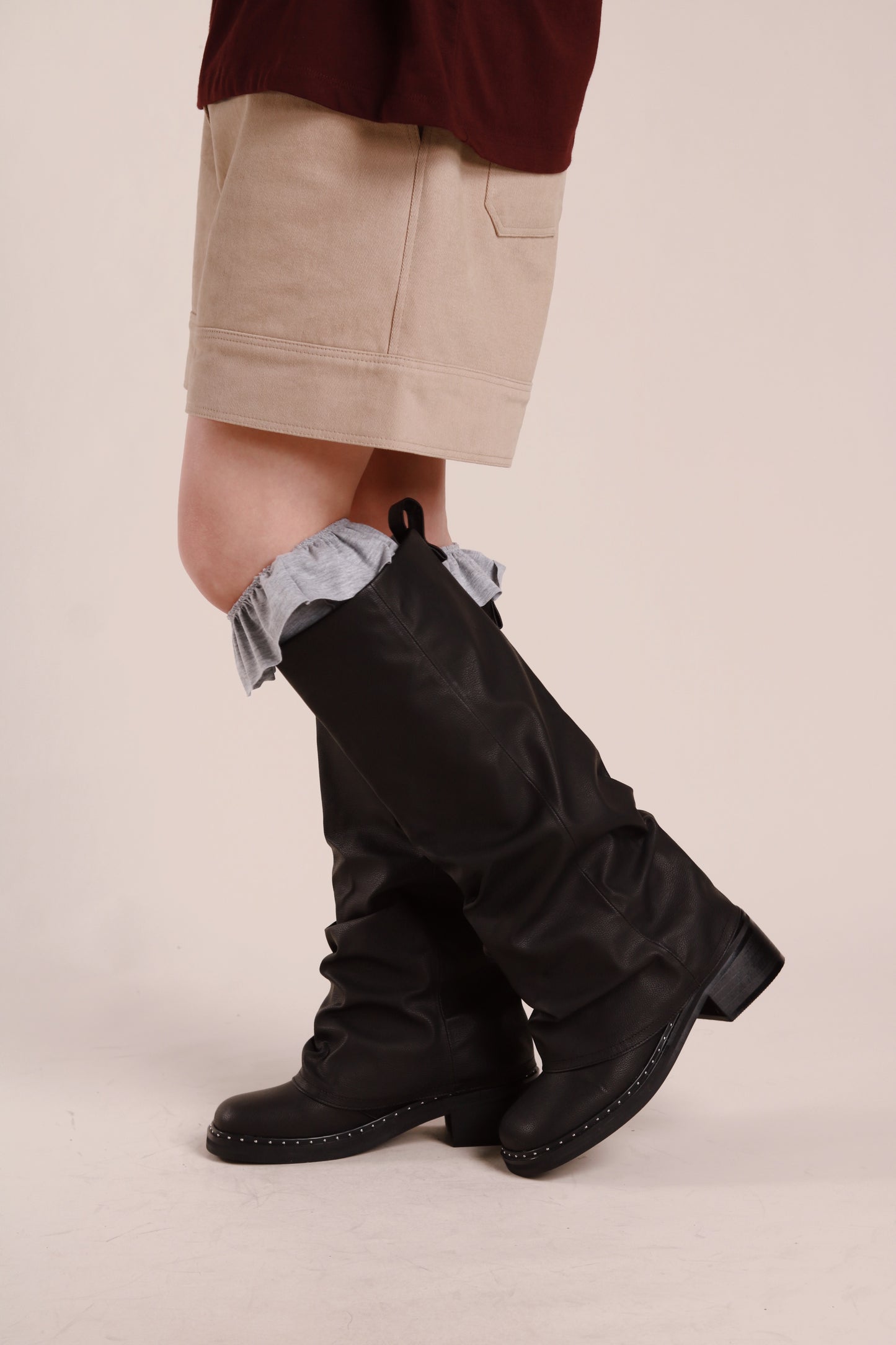 Studded Knee Boots