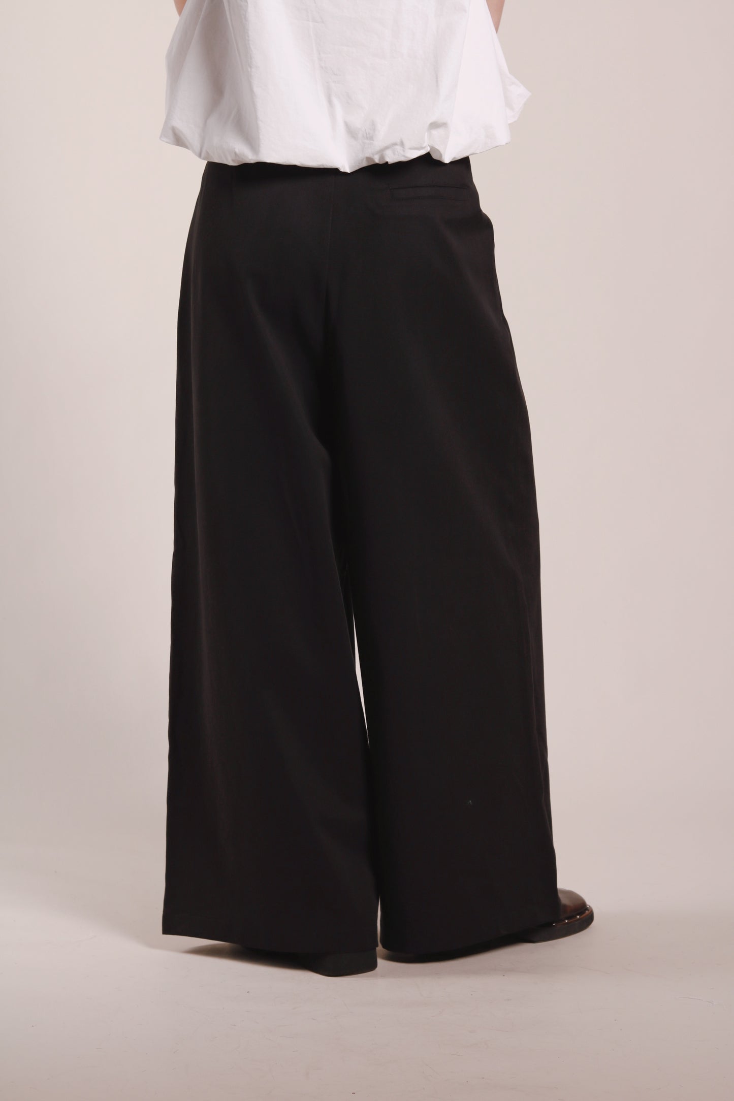 Renne Wide Leg Pants (Black)