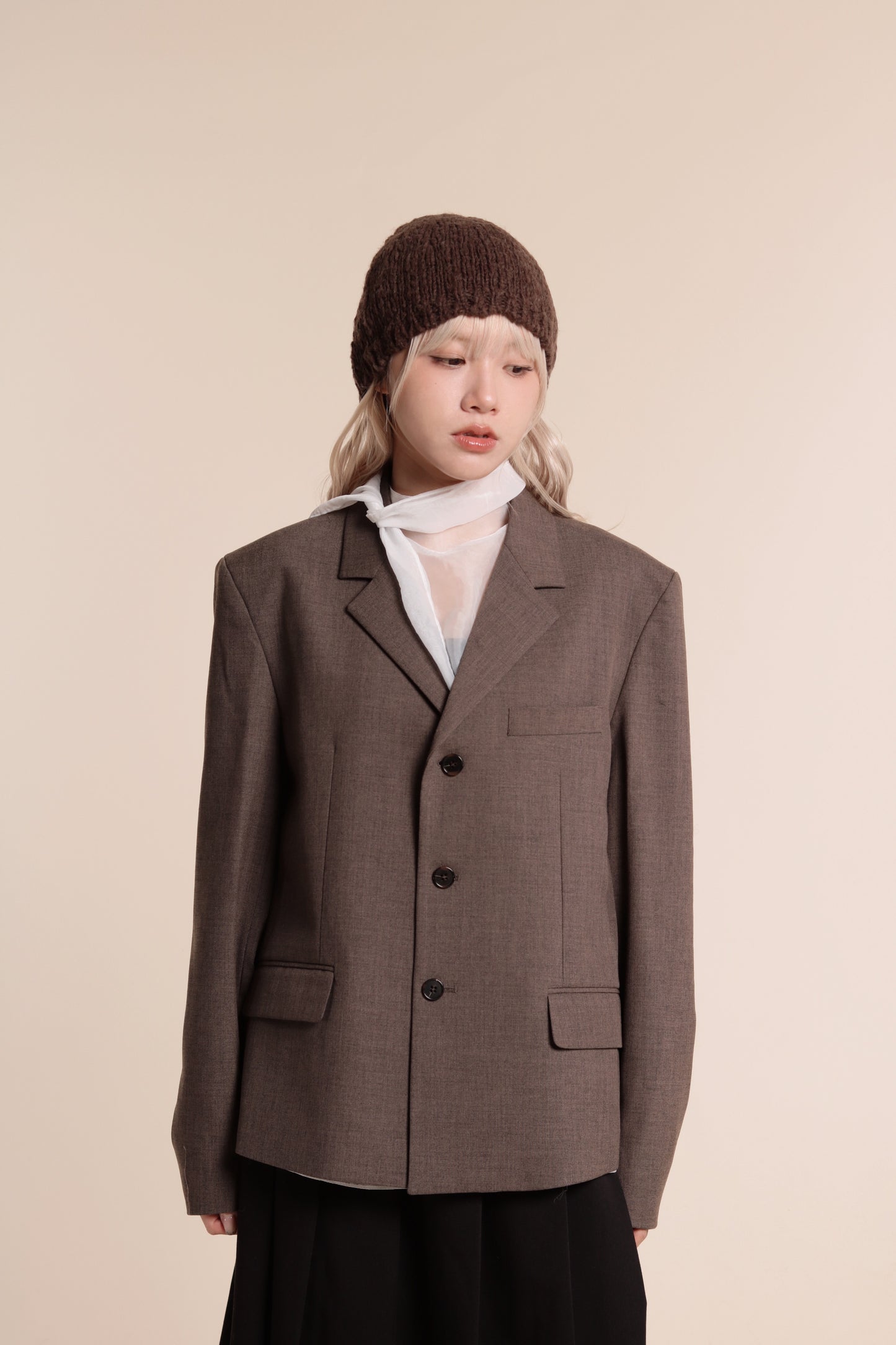 Doll See Through Blouse (White)