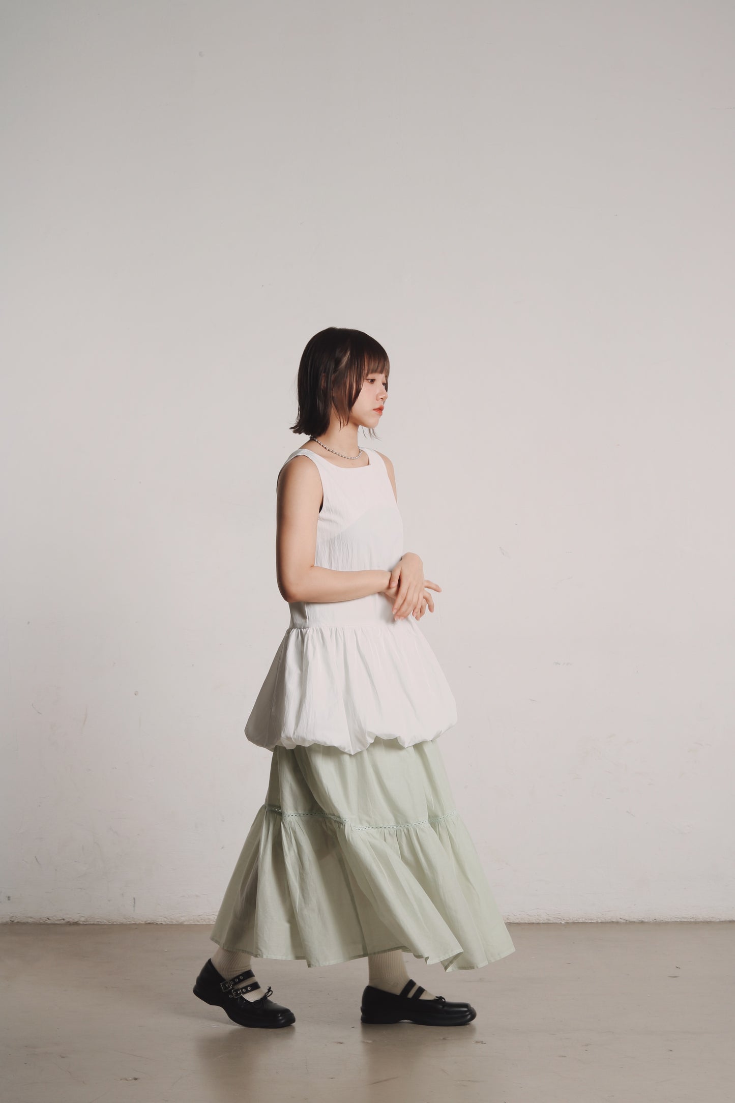 Doll Tiered Skirt (Mint)