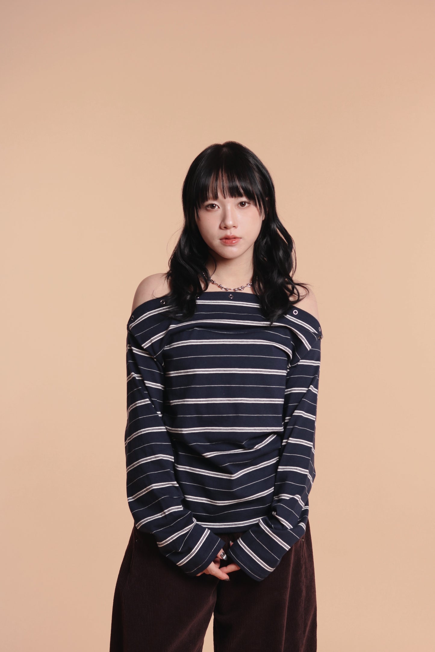 Striped Top (Navy)