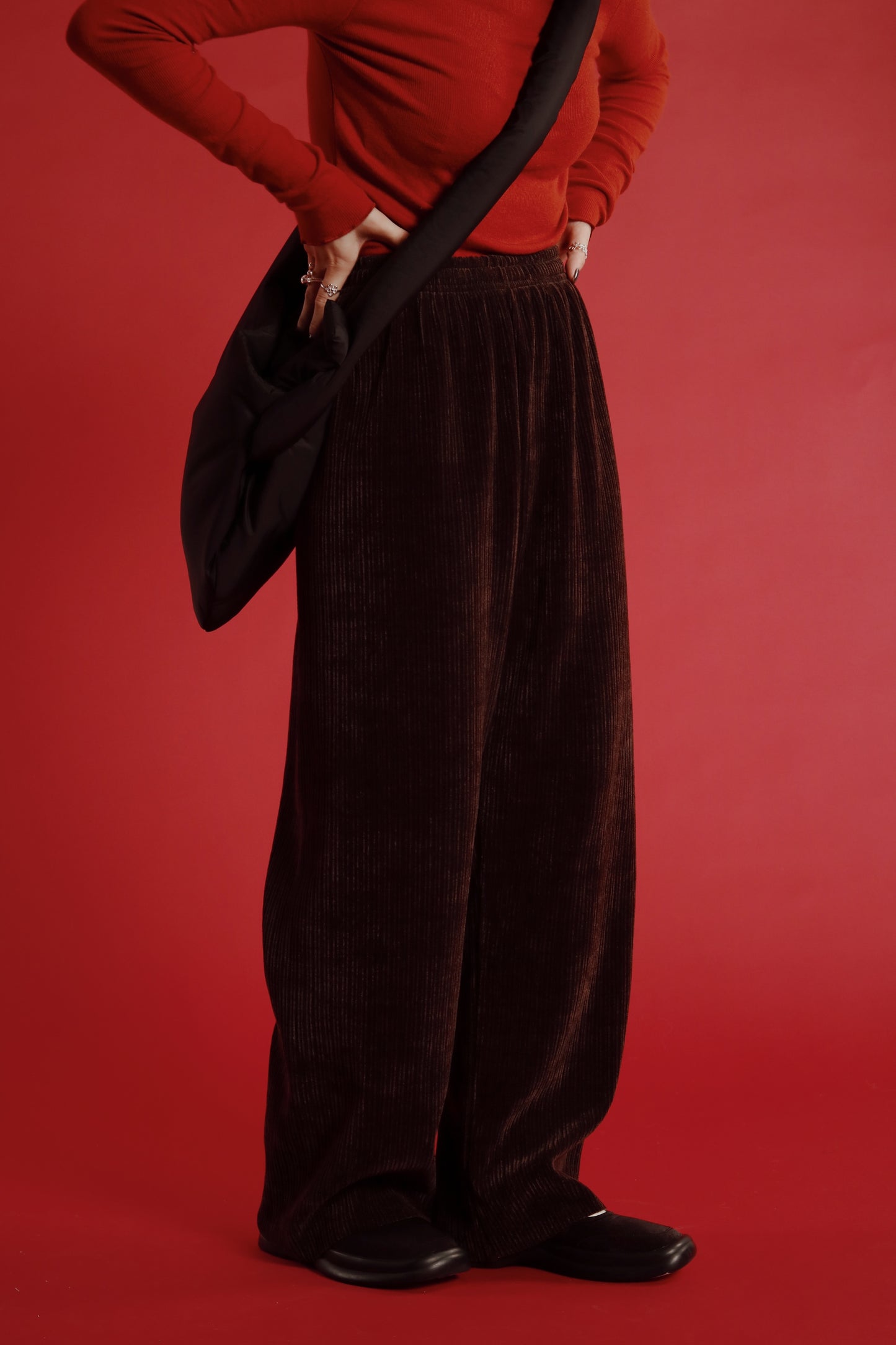 Doll Cloud Bag (Black/Brown/Ivory)