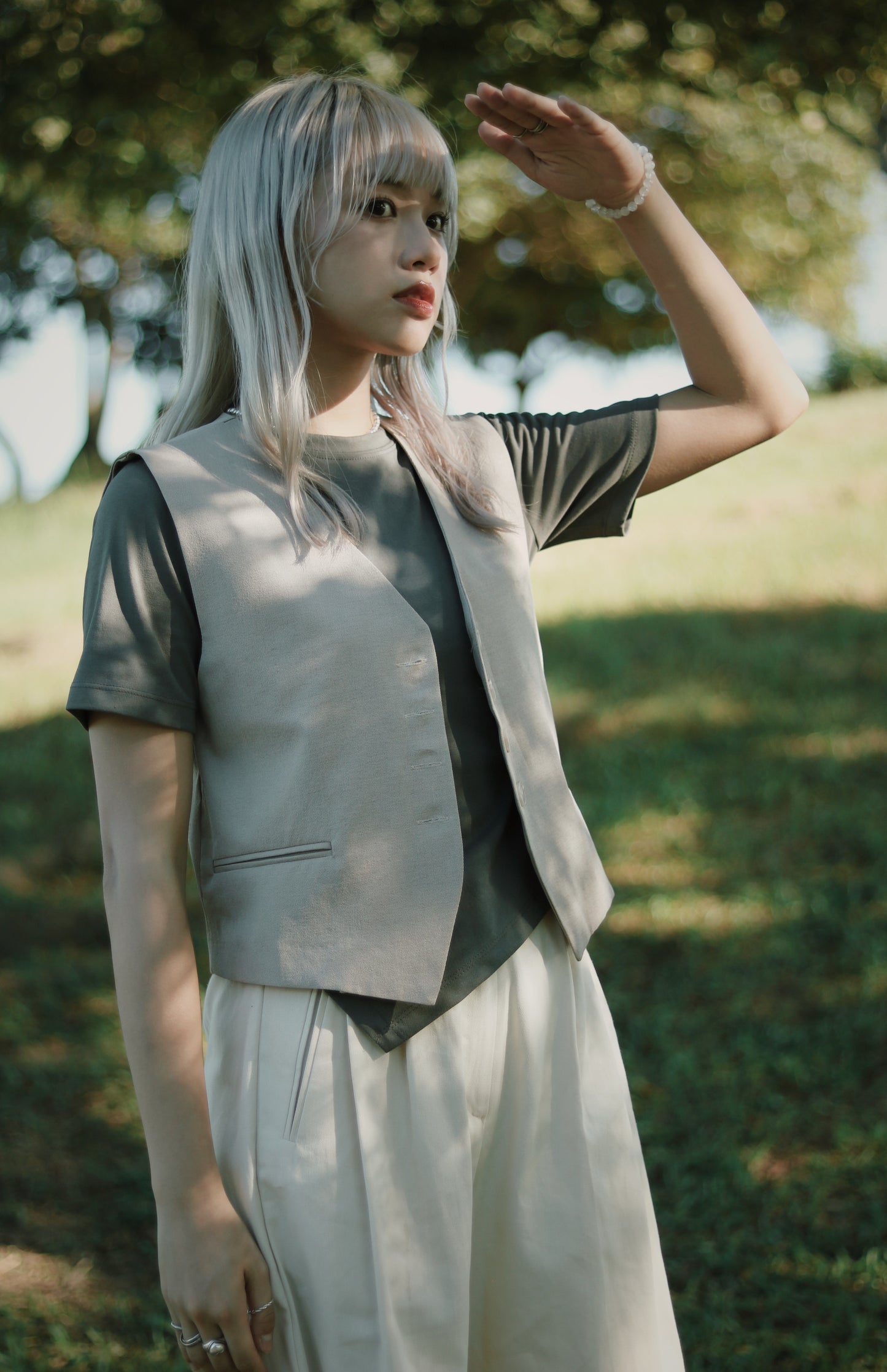 Classic Vest (Beige)