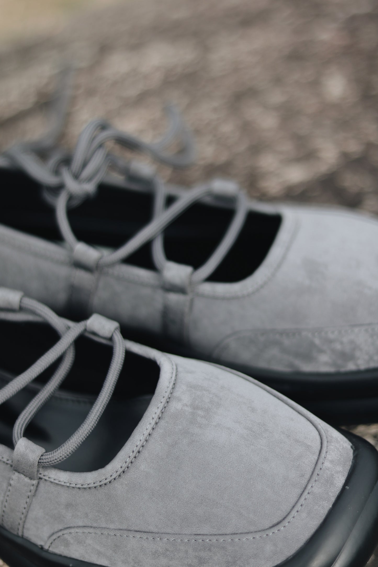 Doll Ballet Shoes (Black/Grey)