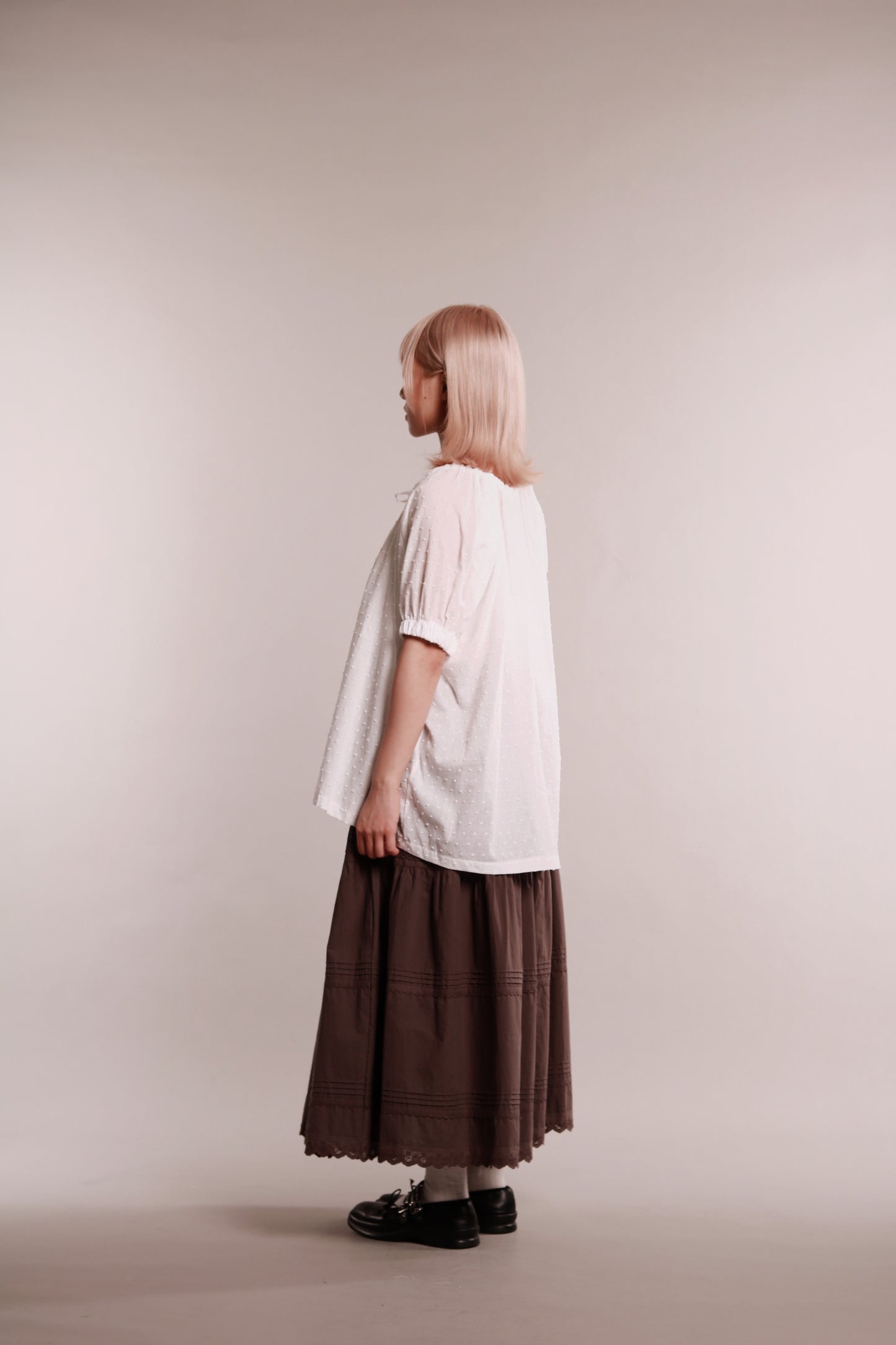 Dot Dot Blouse (White)