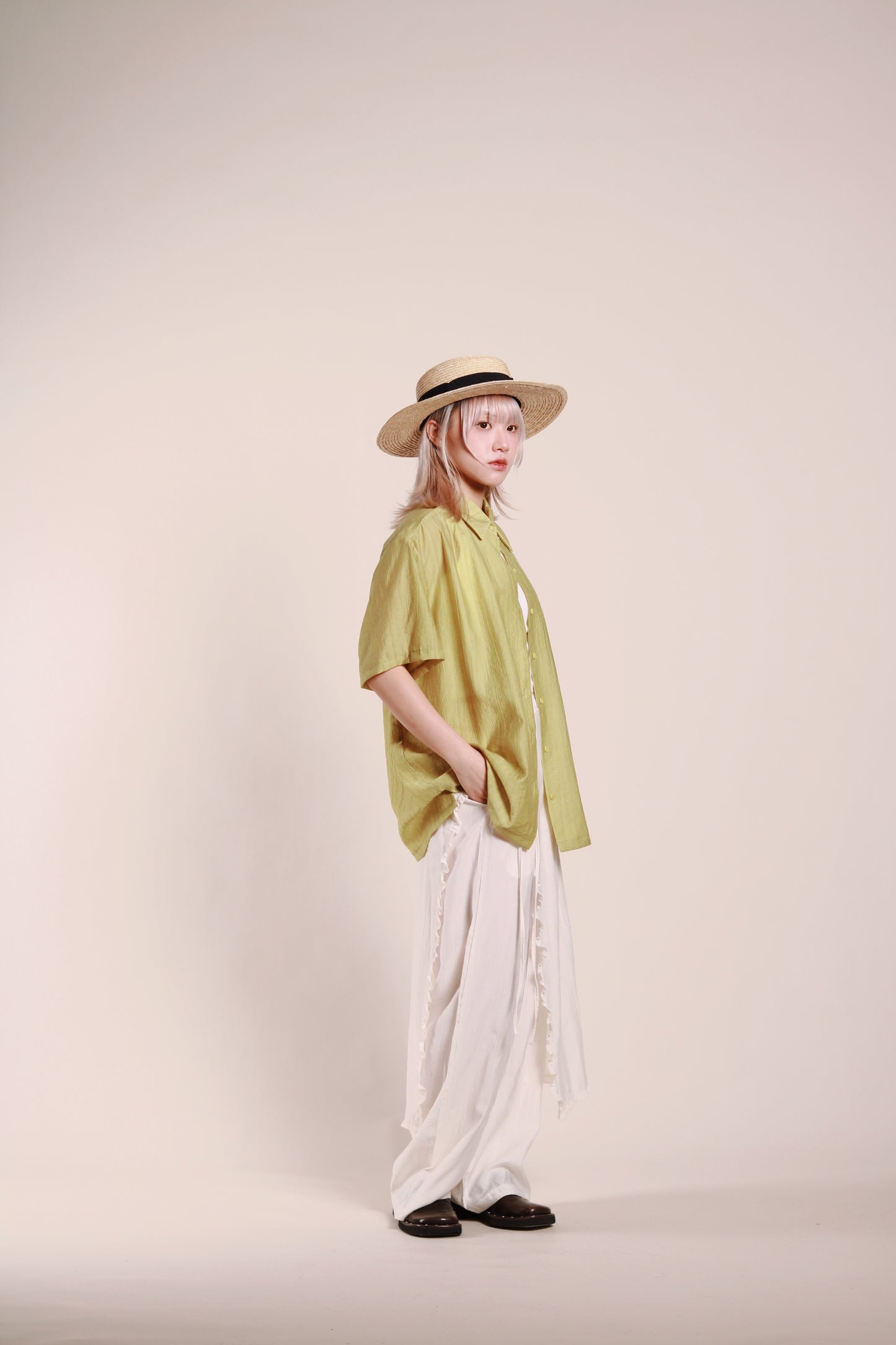 Wanda Layered Pants (Ivory)