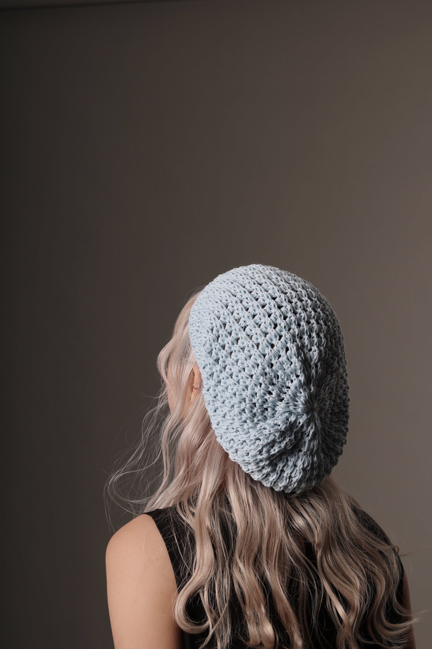 Daily Knit Beret (Black/Blue/Pink/Purple/White)