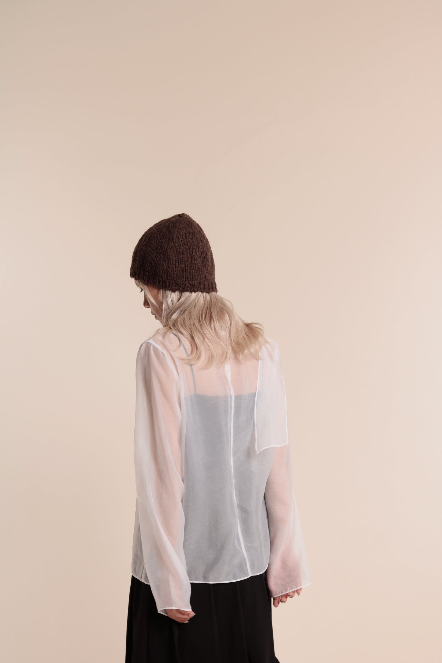 Doll See Through Blouse (White)