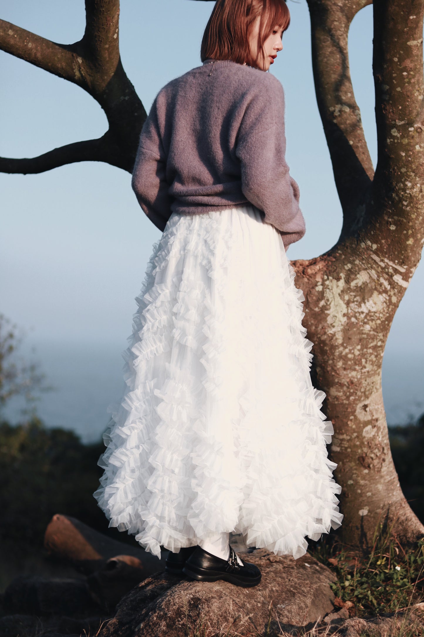 Doll Lace Skirt (White)