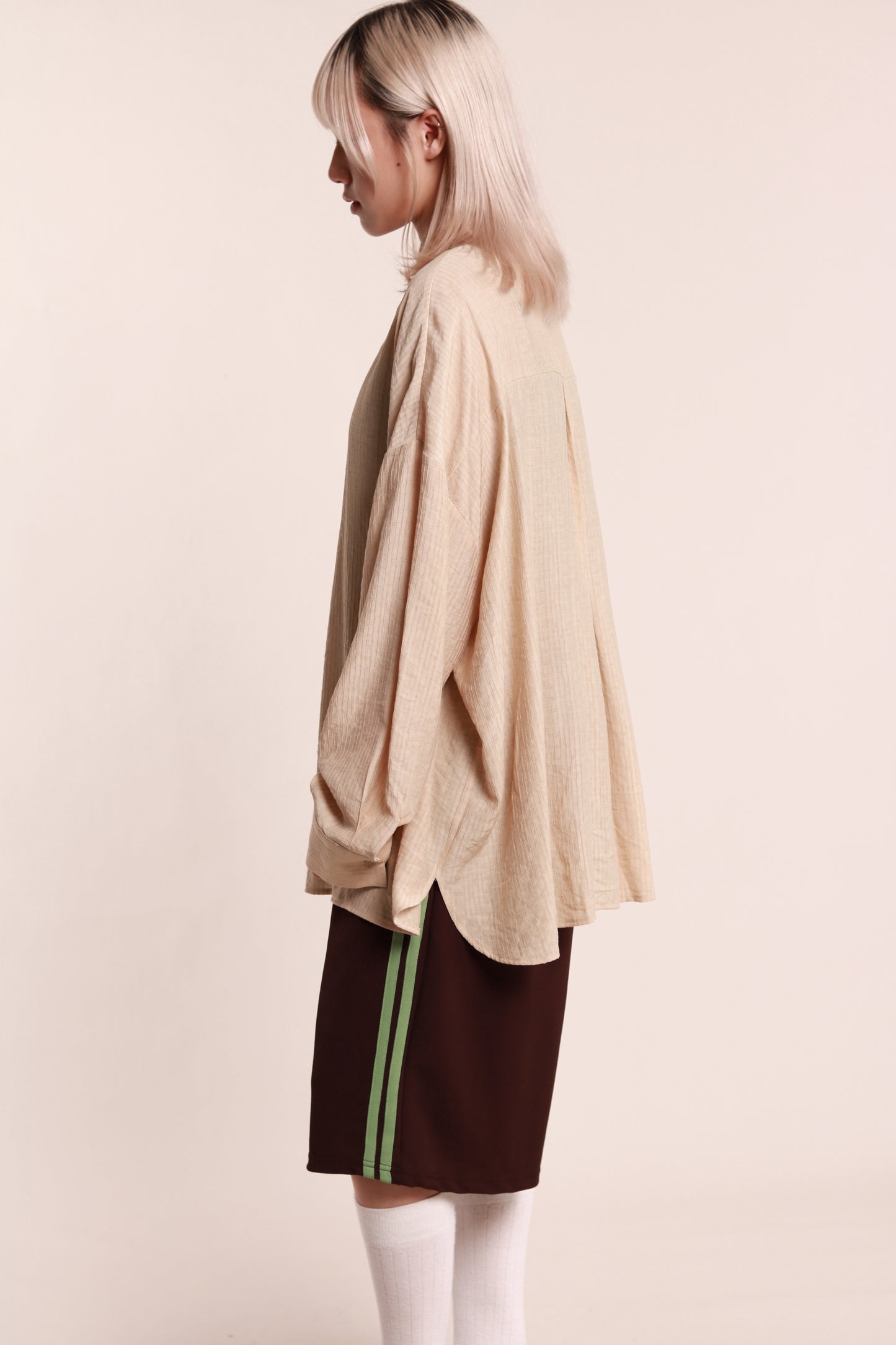 Softy Oversize Shirt (Beige)
