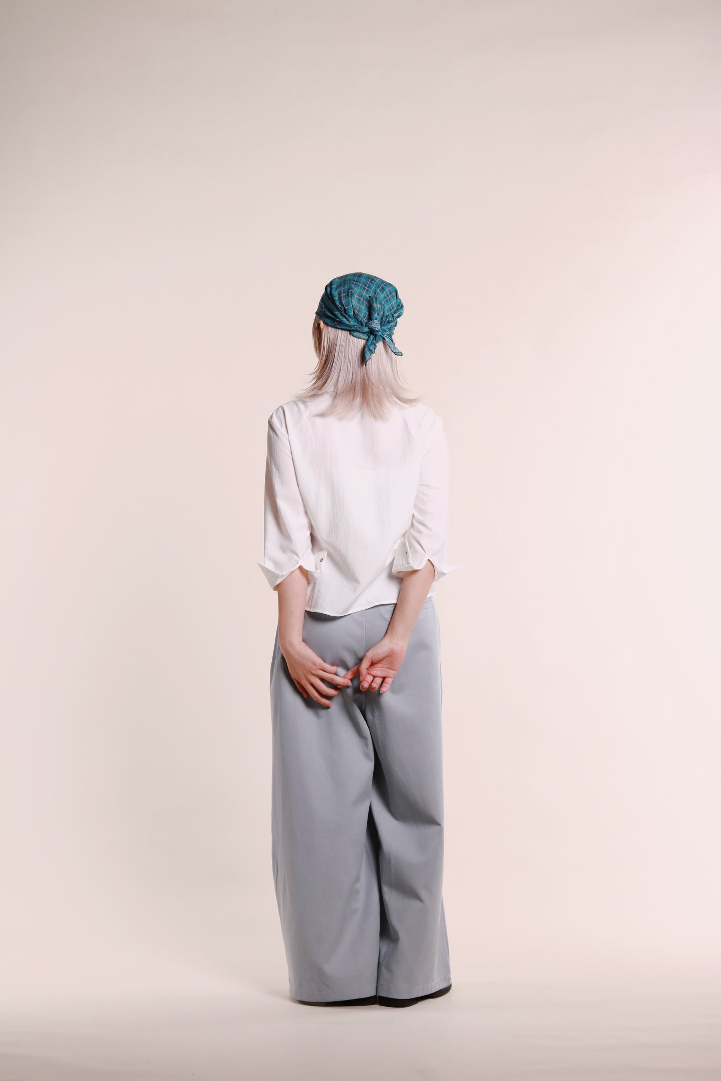 Renne Wide Leg Pants (Blue)