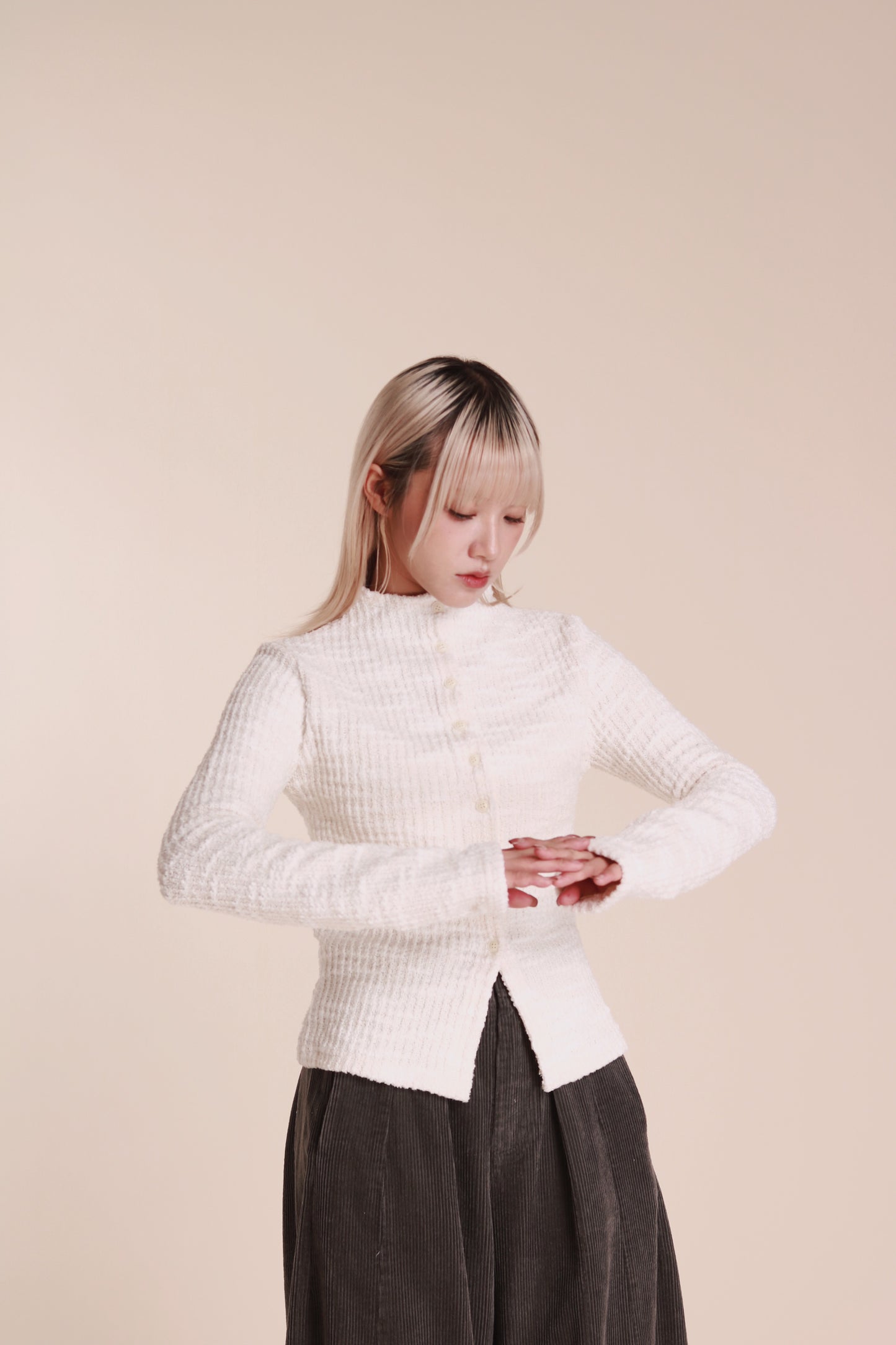 Textured Top (Ivory)