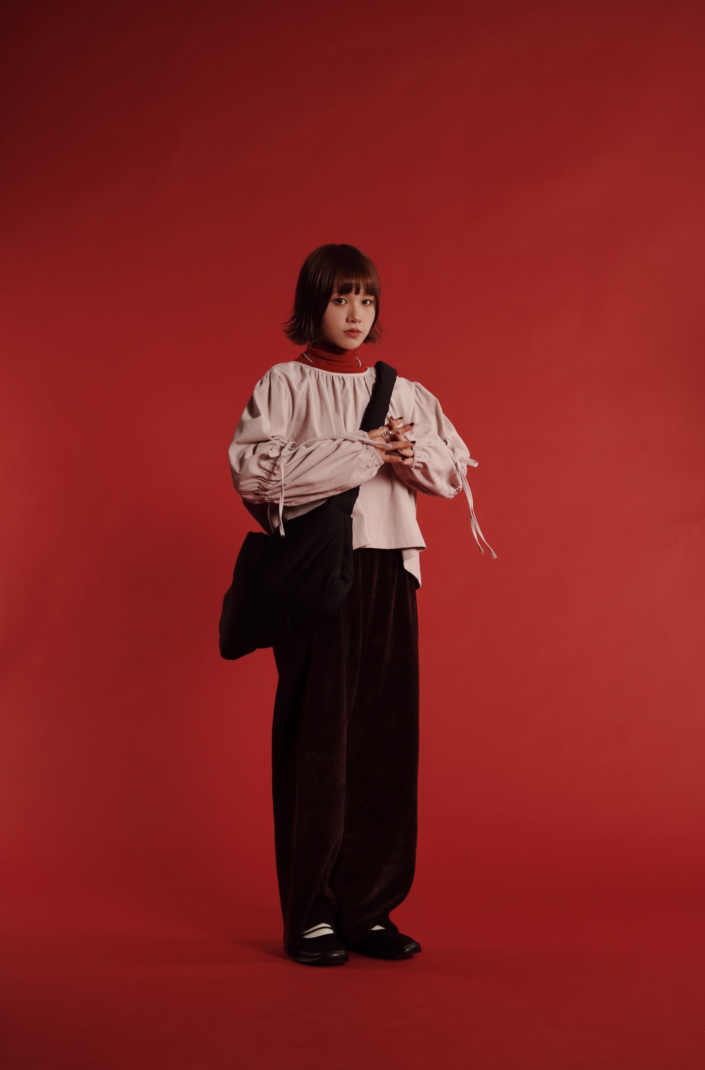 Doll Cloud Bag (Black/Brown/Ivory)