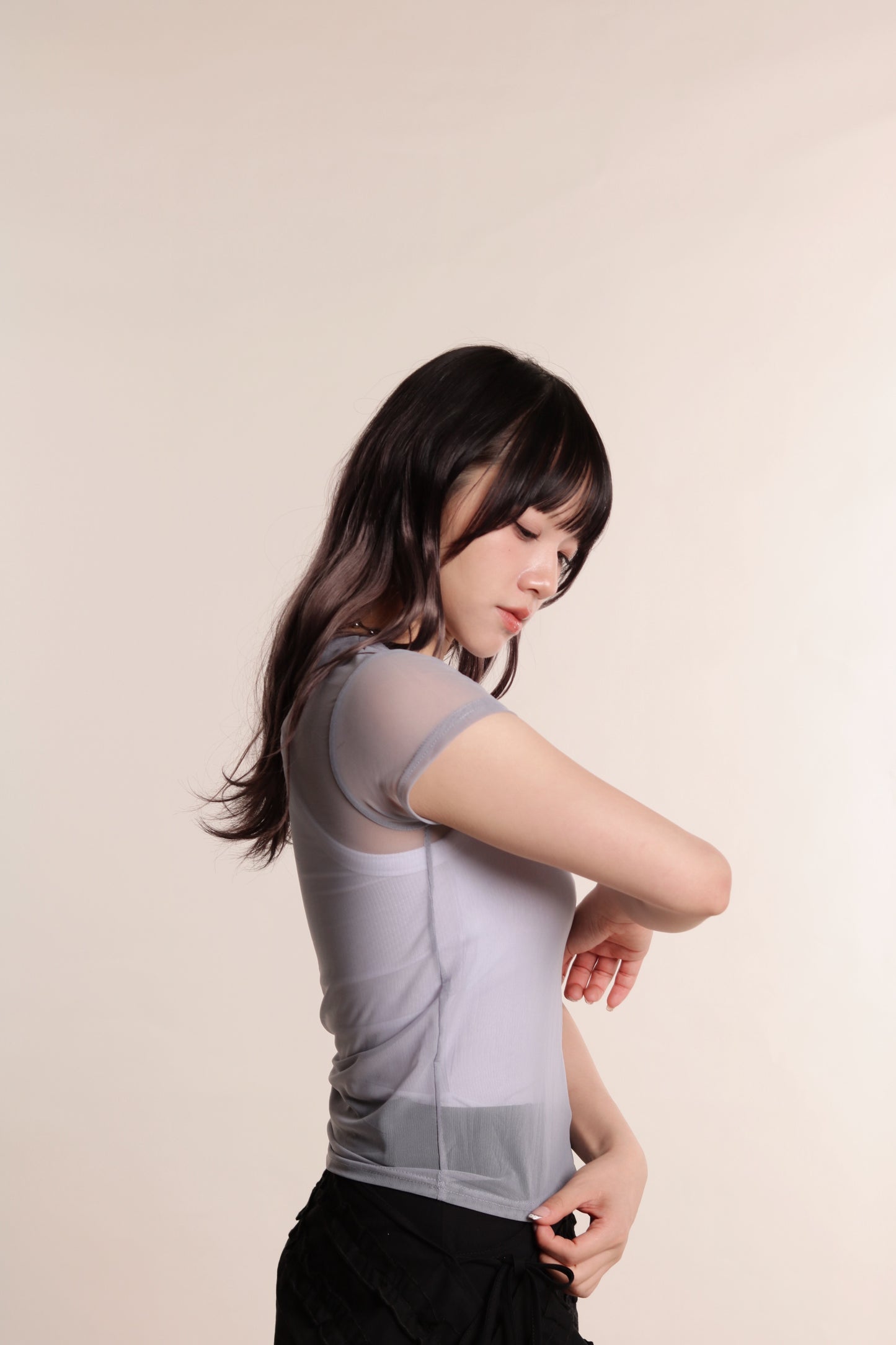 Summer See Through Tee (Blue)