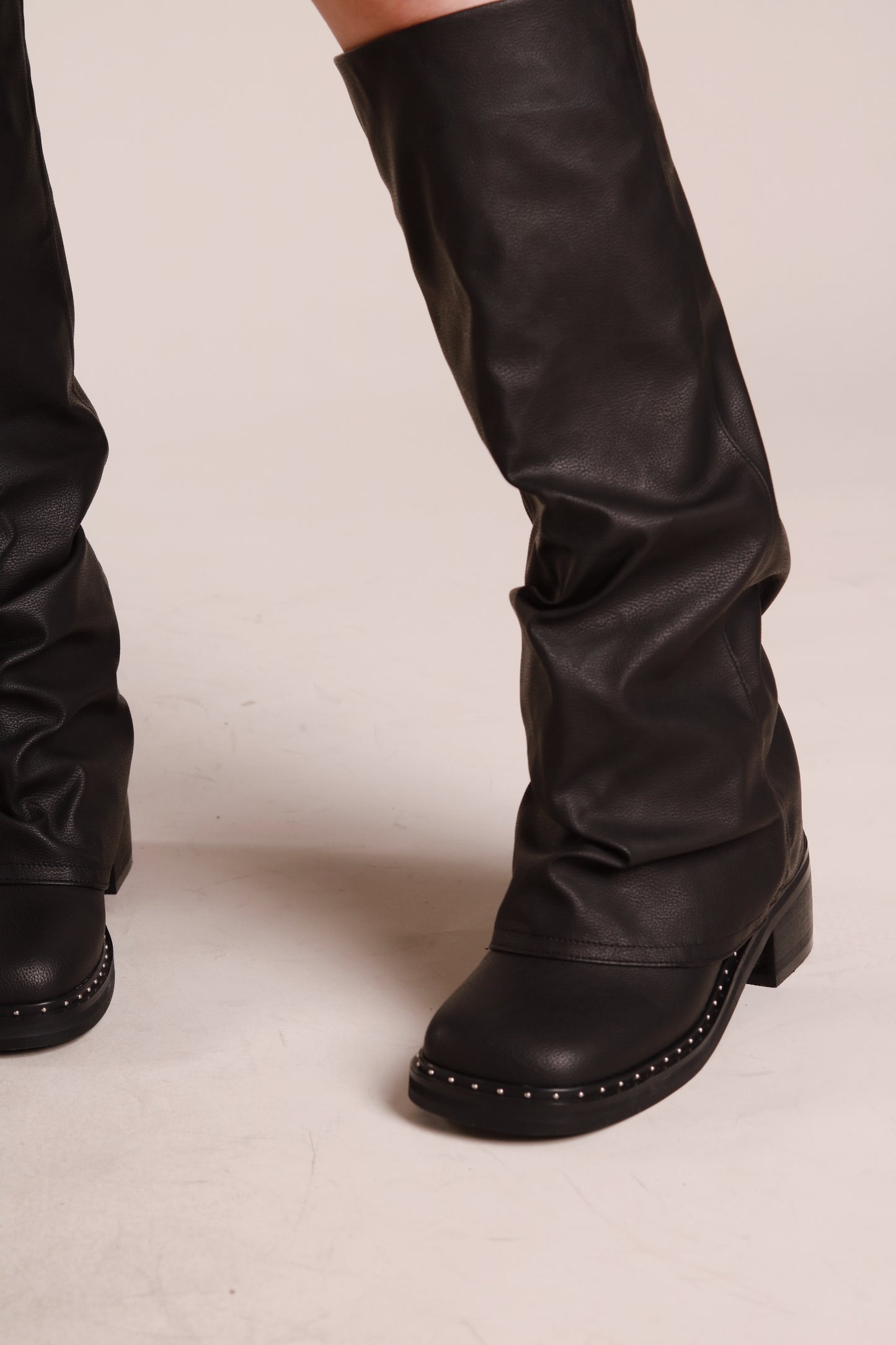 Studded Knee Boots