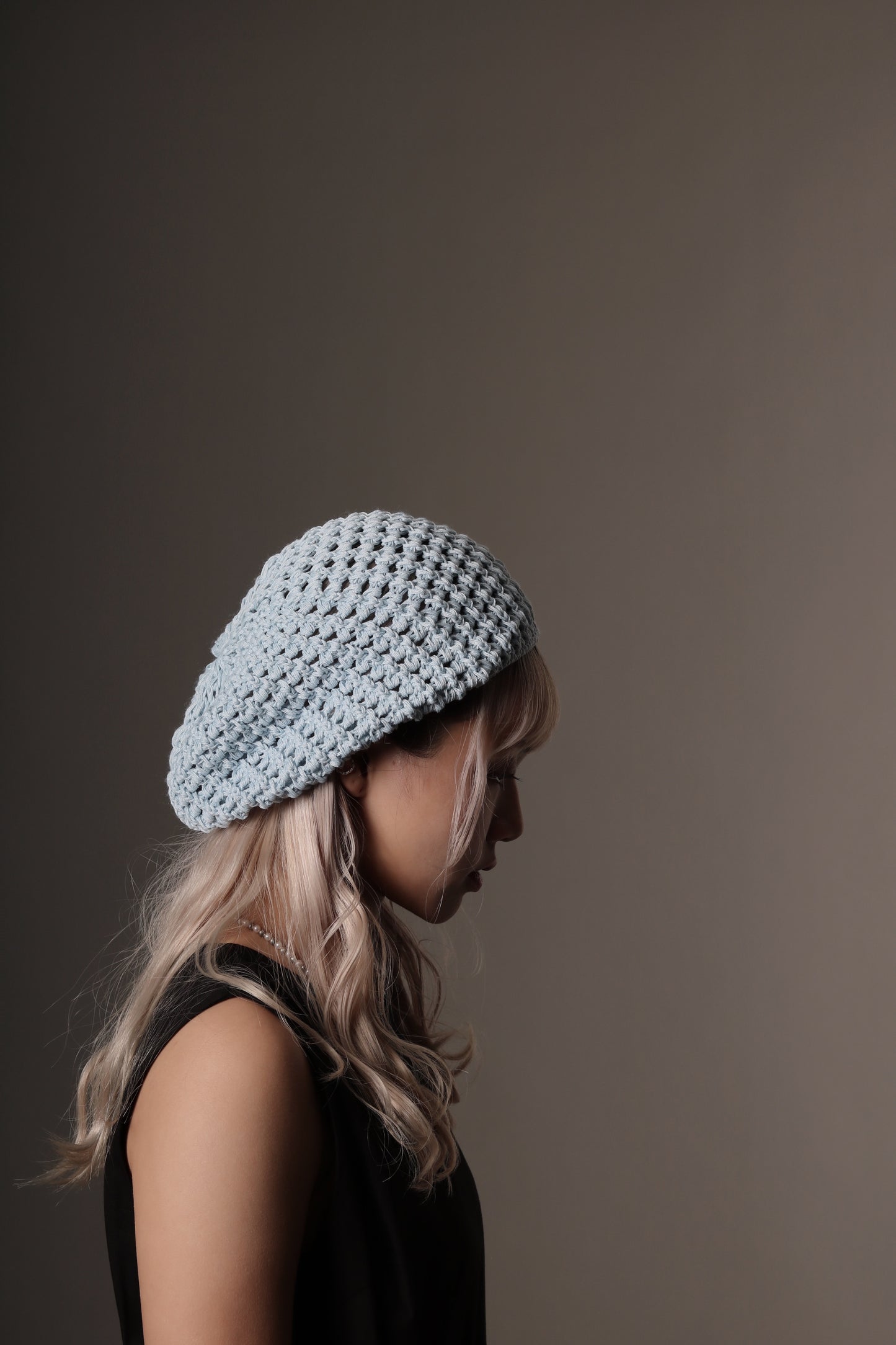 Daily Knit Beret (Black/Blue/Pink/Purple/White)