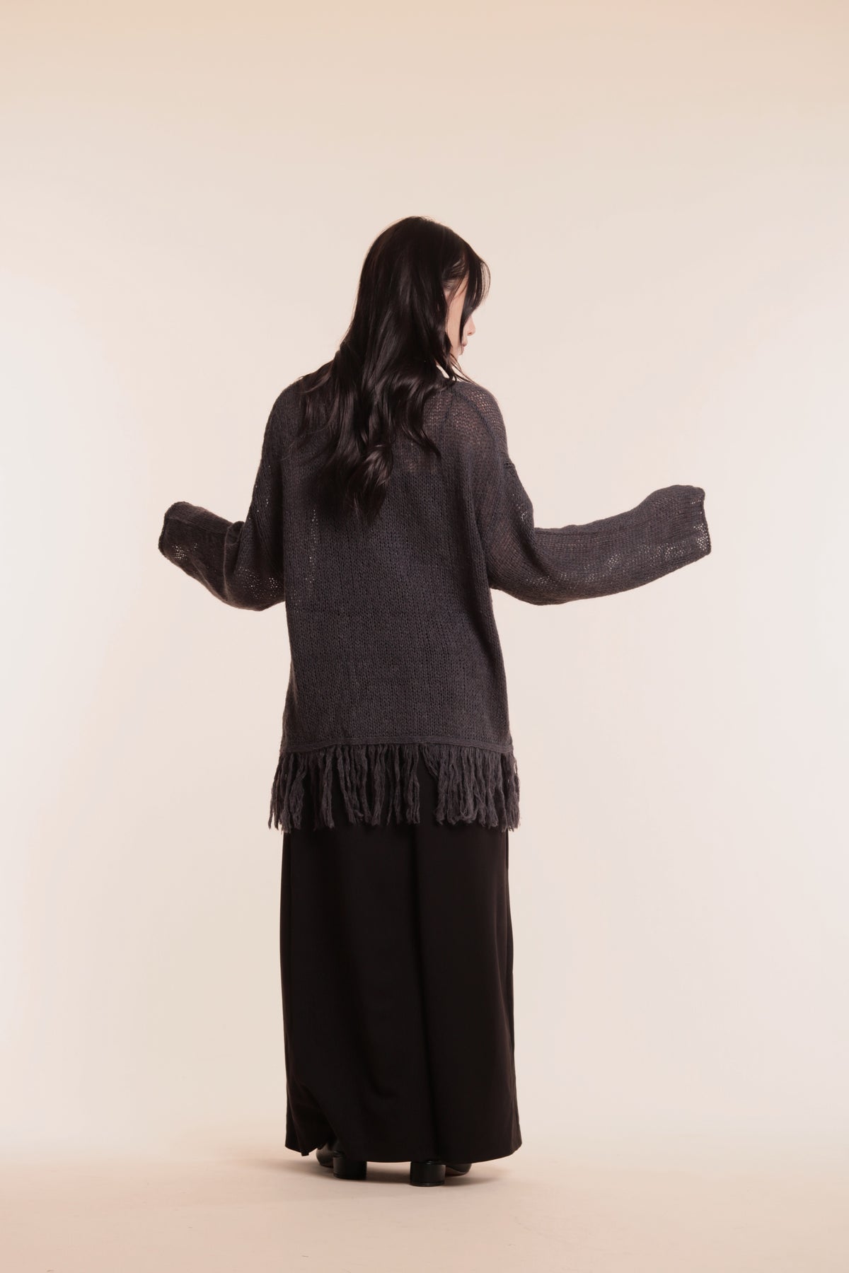 Soso Knit Top (Charcoal)